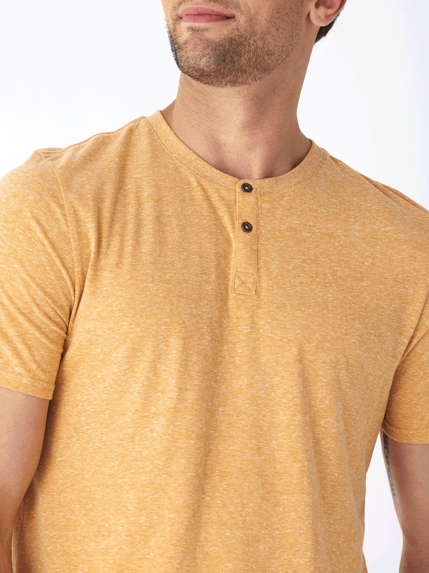 Baseline Short Sleeve Triblend Henley