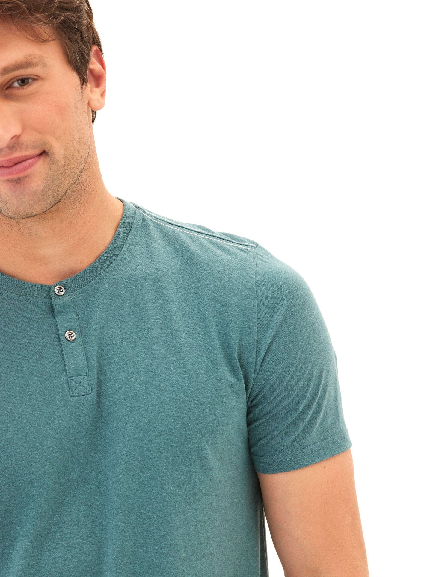 Baseline Short Sleeve Triblend Henley