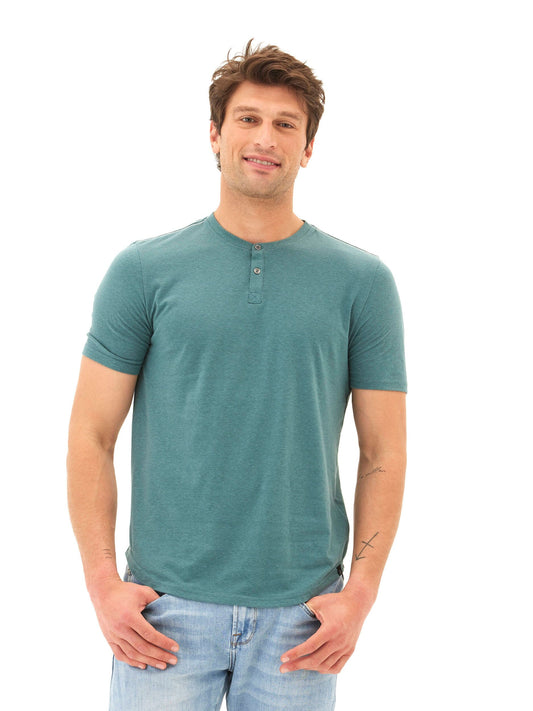 Baseline Short Sleeve Triblend Henley