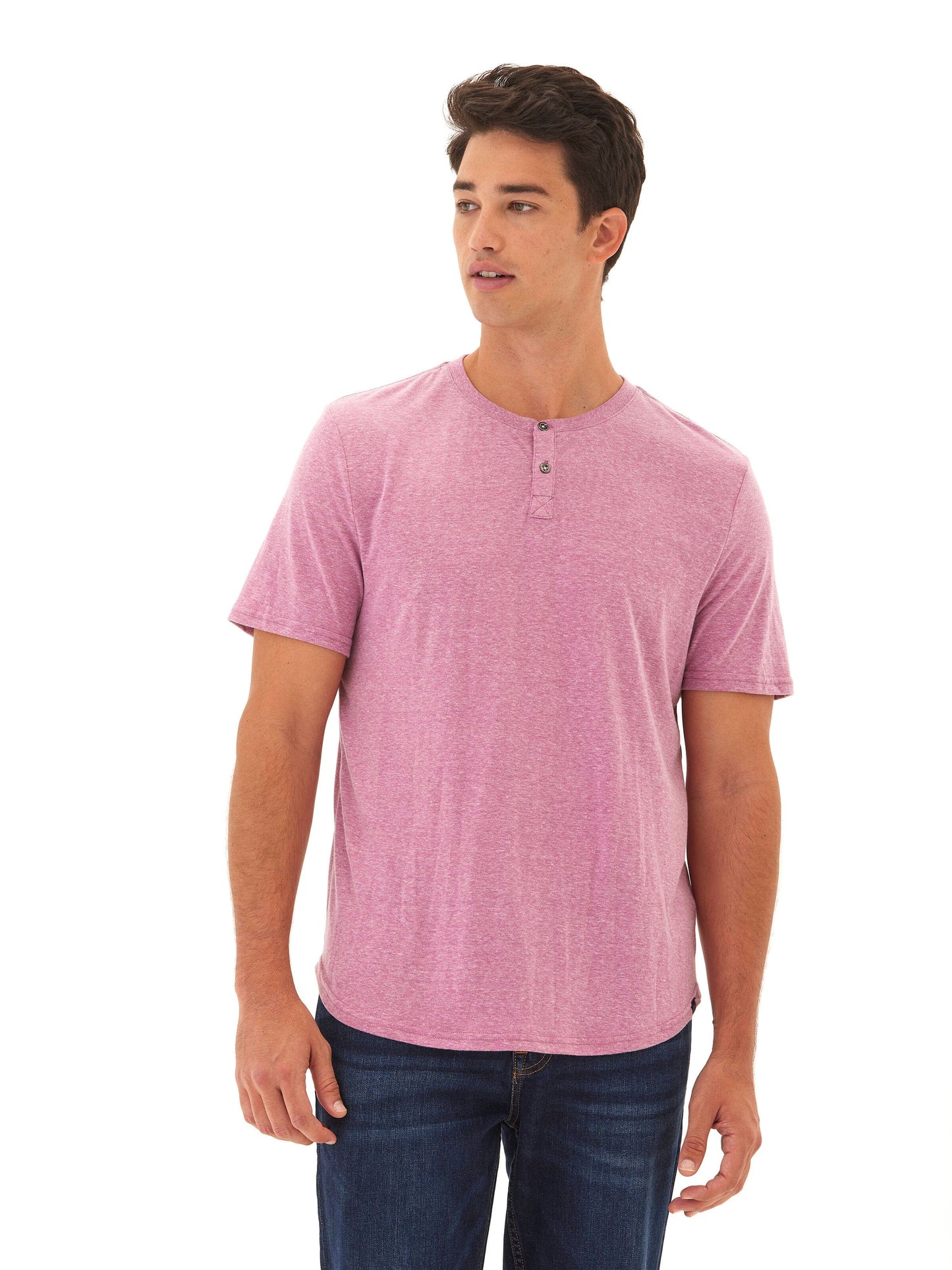 Baseline Short Sleeve Triblend Henley