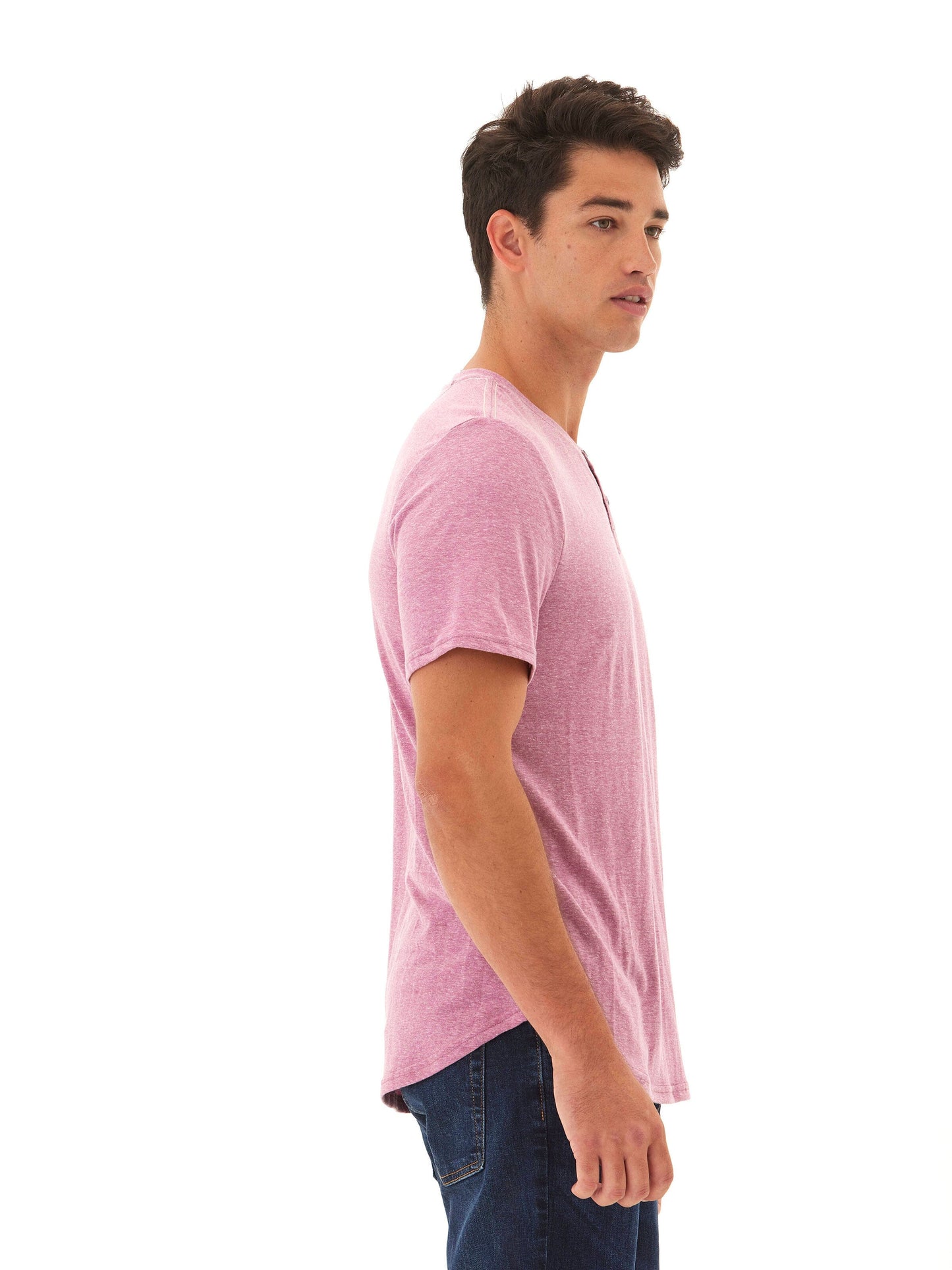 Baseline Short Sleeve Triblend Henley