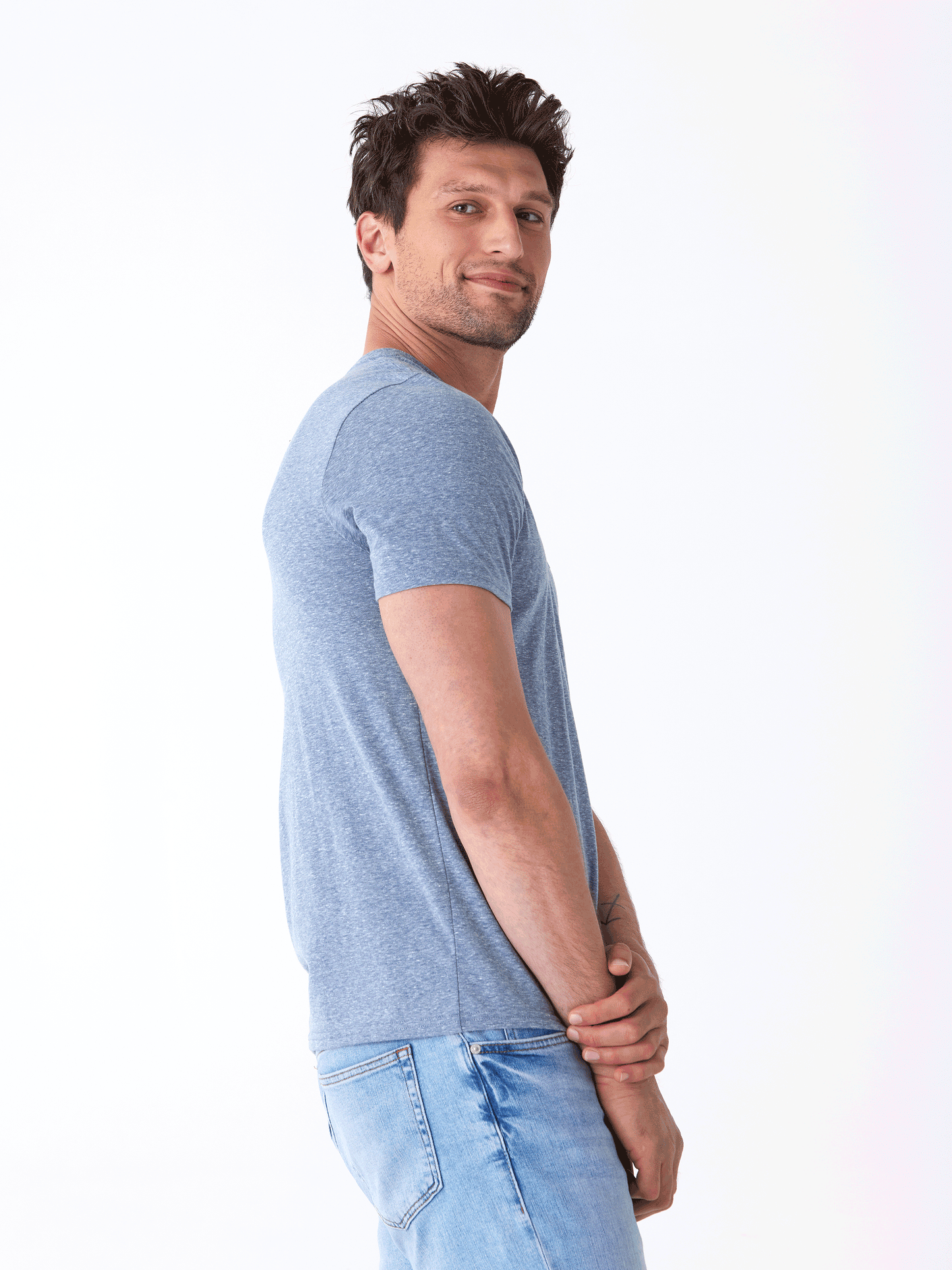Triblend Embroidered Tee