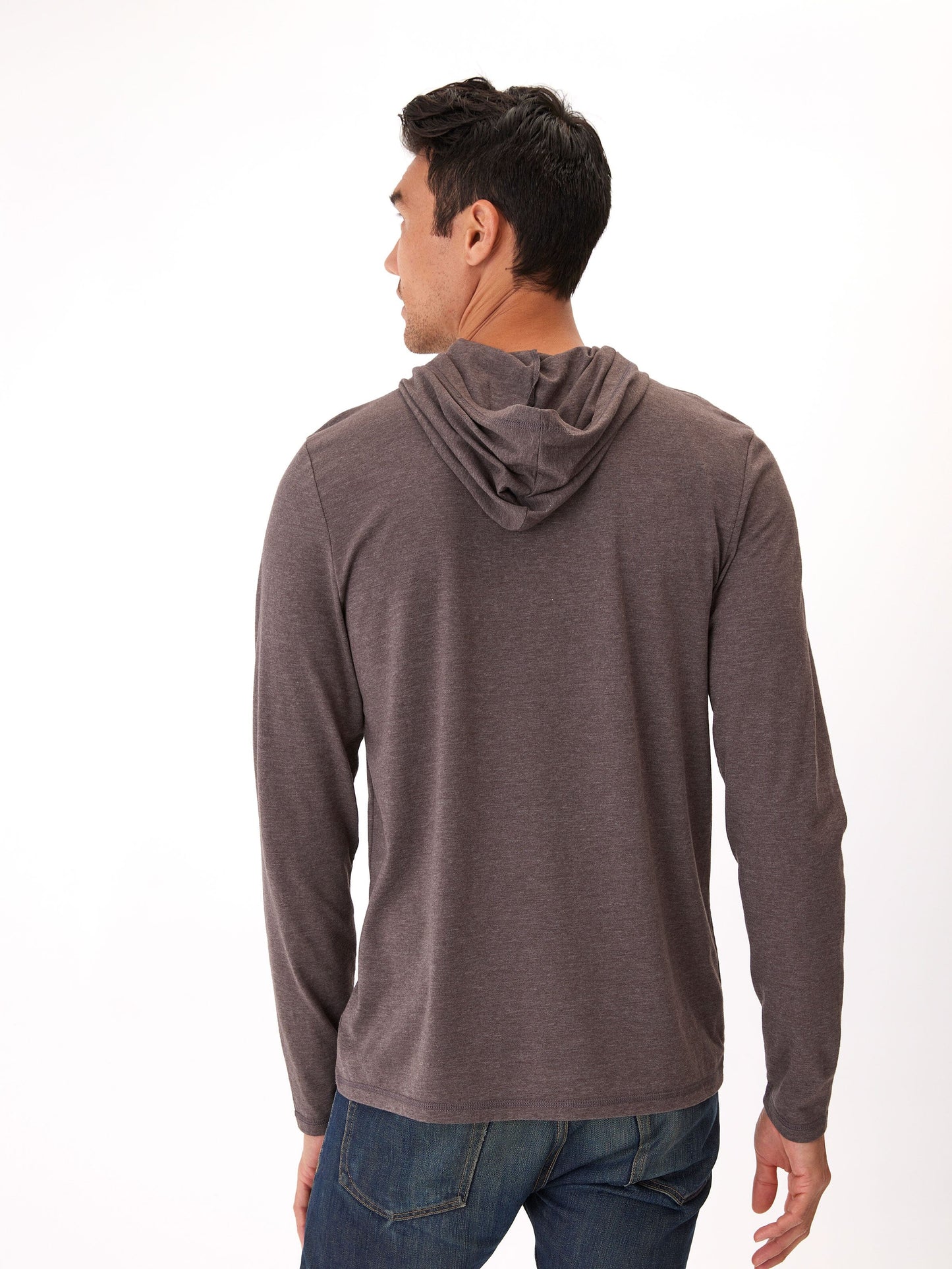 Triblend Embroidery Hoodie Tee