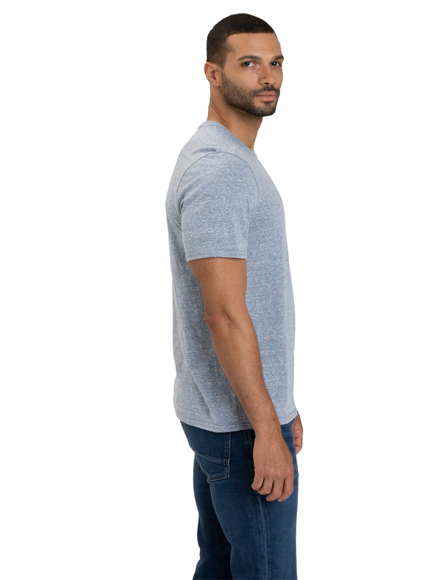 Triblend Embroidered Tee
