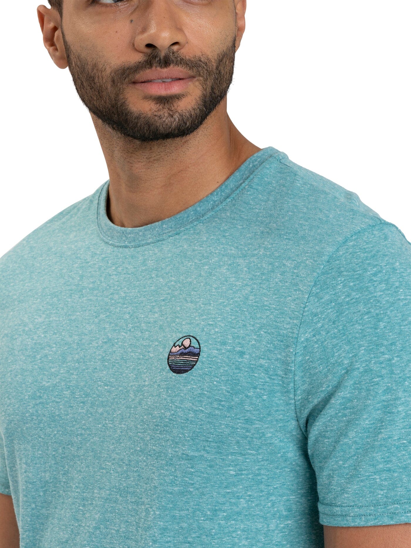 Triblend Embroidered Tee