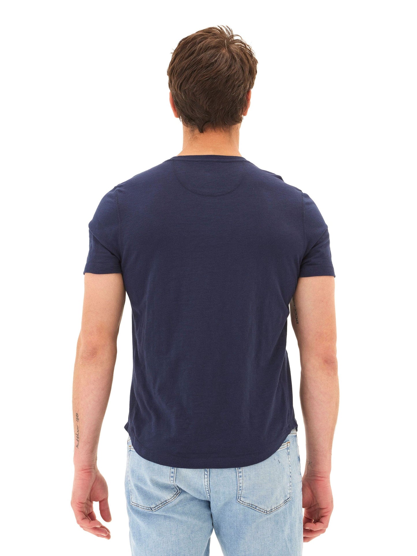 Heath Slub Jersey Short Sleeve Henley