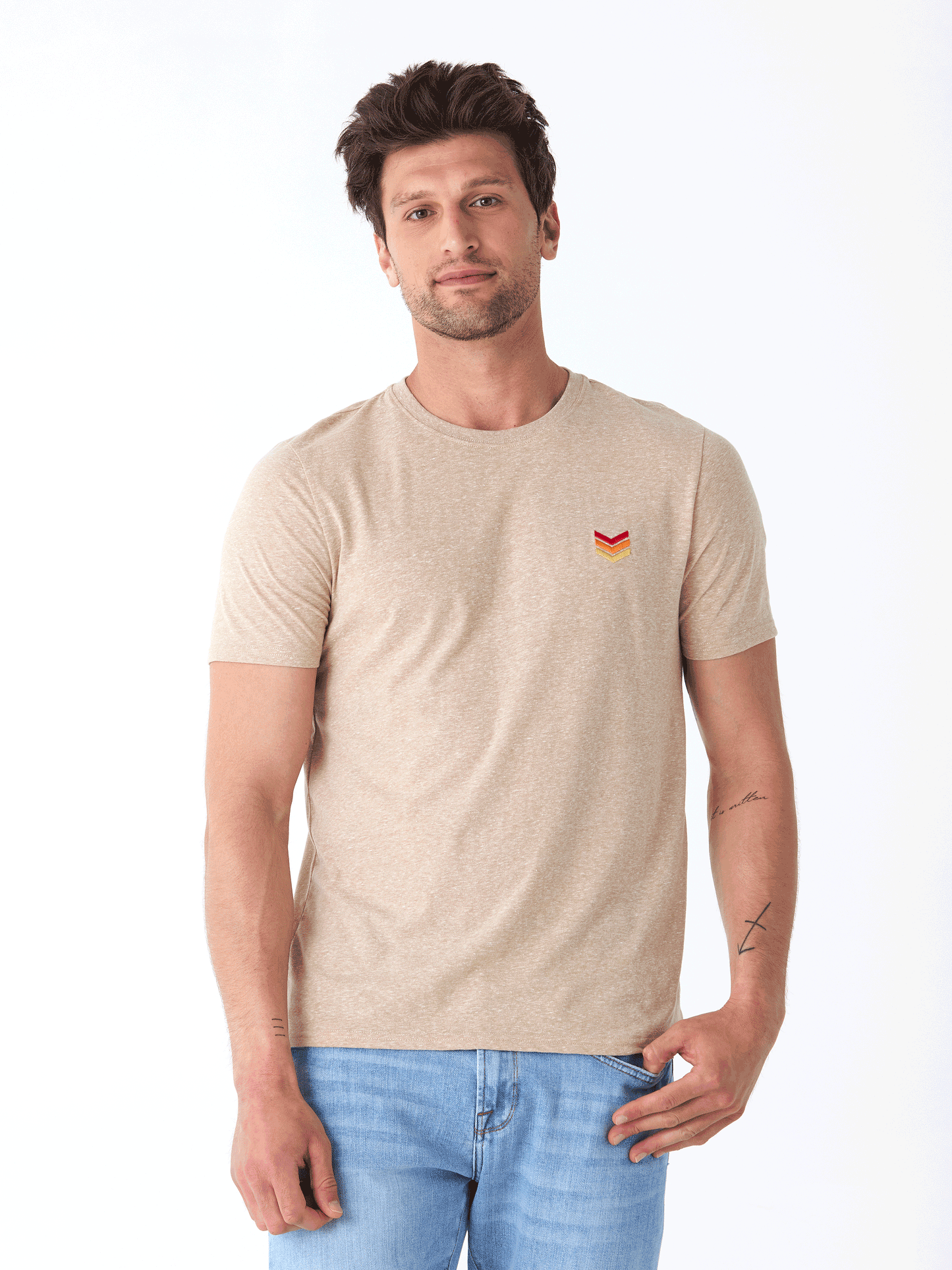 Triblend Embroidered Tee
