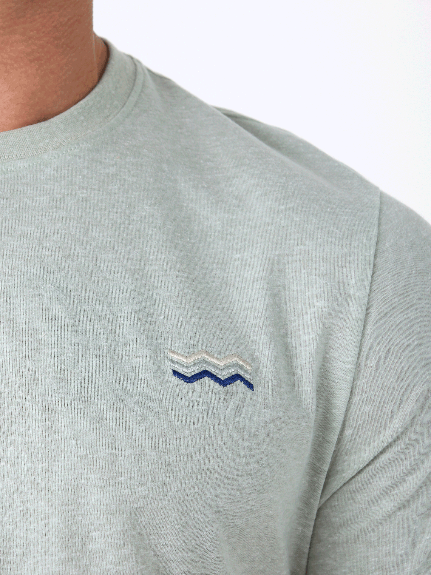 Triblend Embroidered Tee