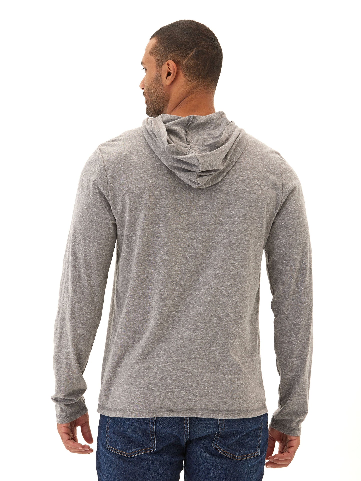 Triblend Embroidery Hoodie Tee
