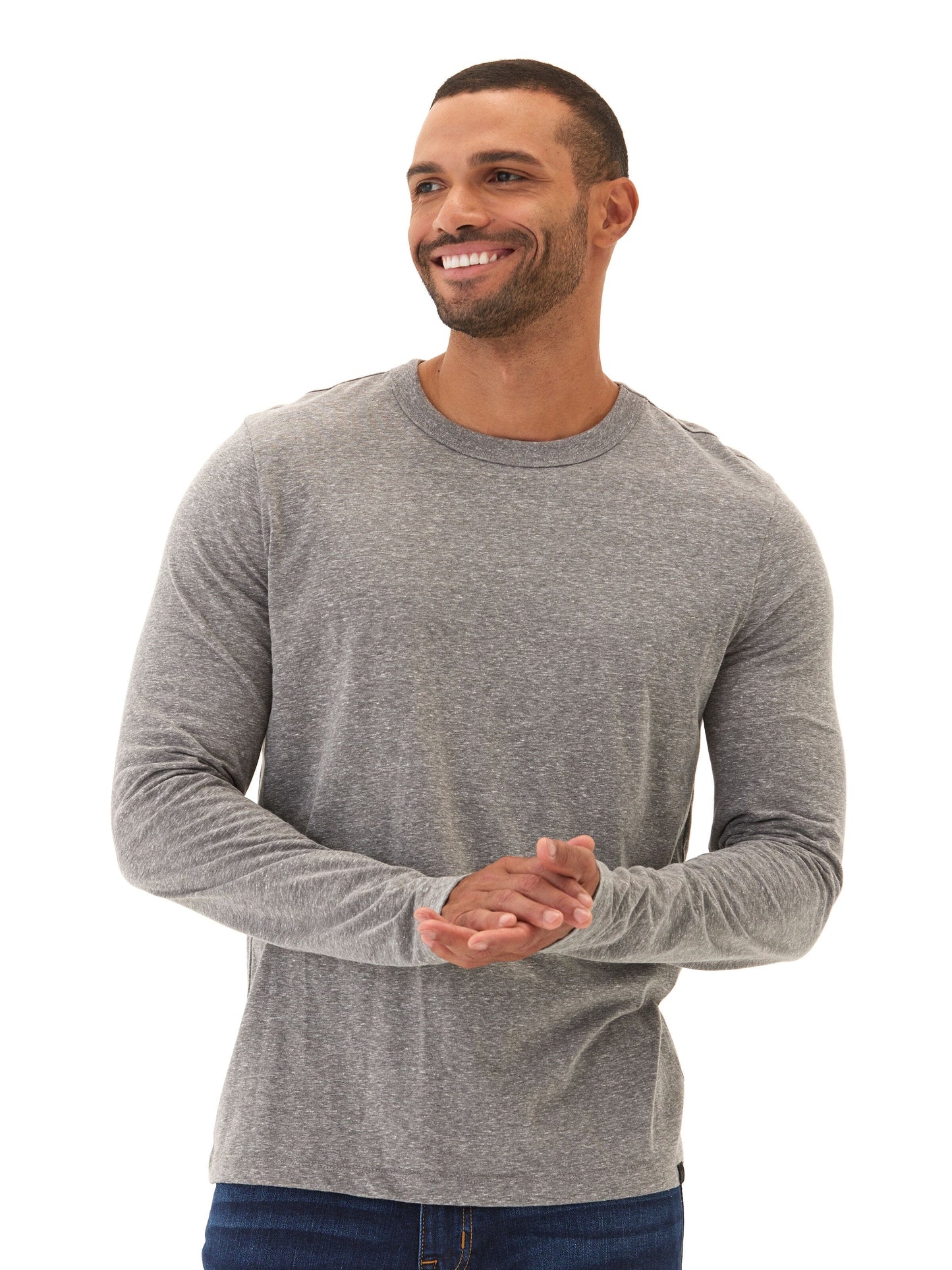 Tucker Triblend Long Sleeve Crew