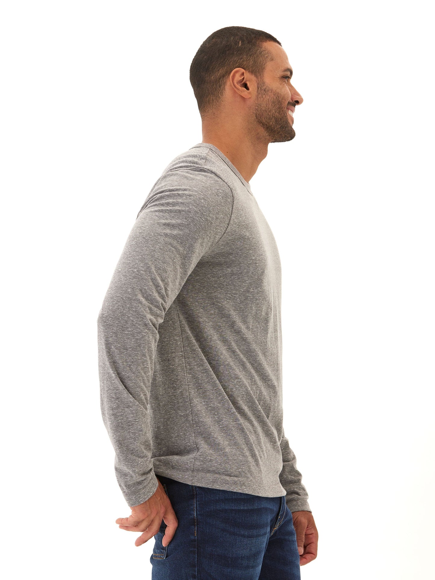 Tucker Triblend Long Sleeve Crew