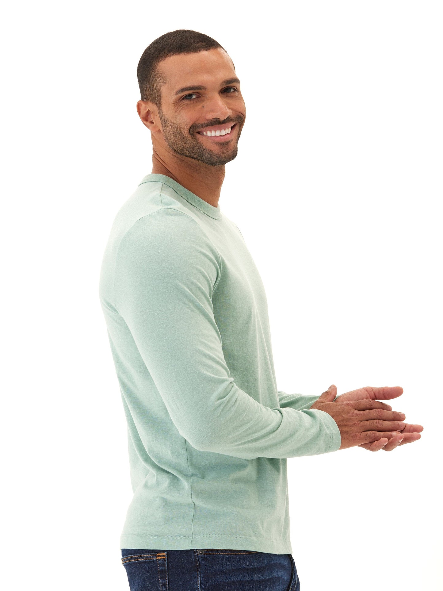 Tucker Triblend Long Sleeve Crew