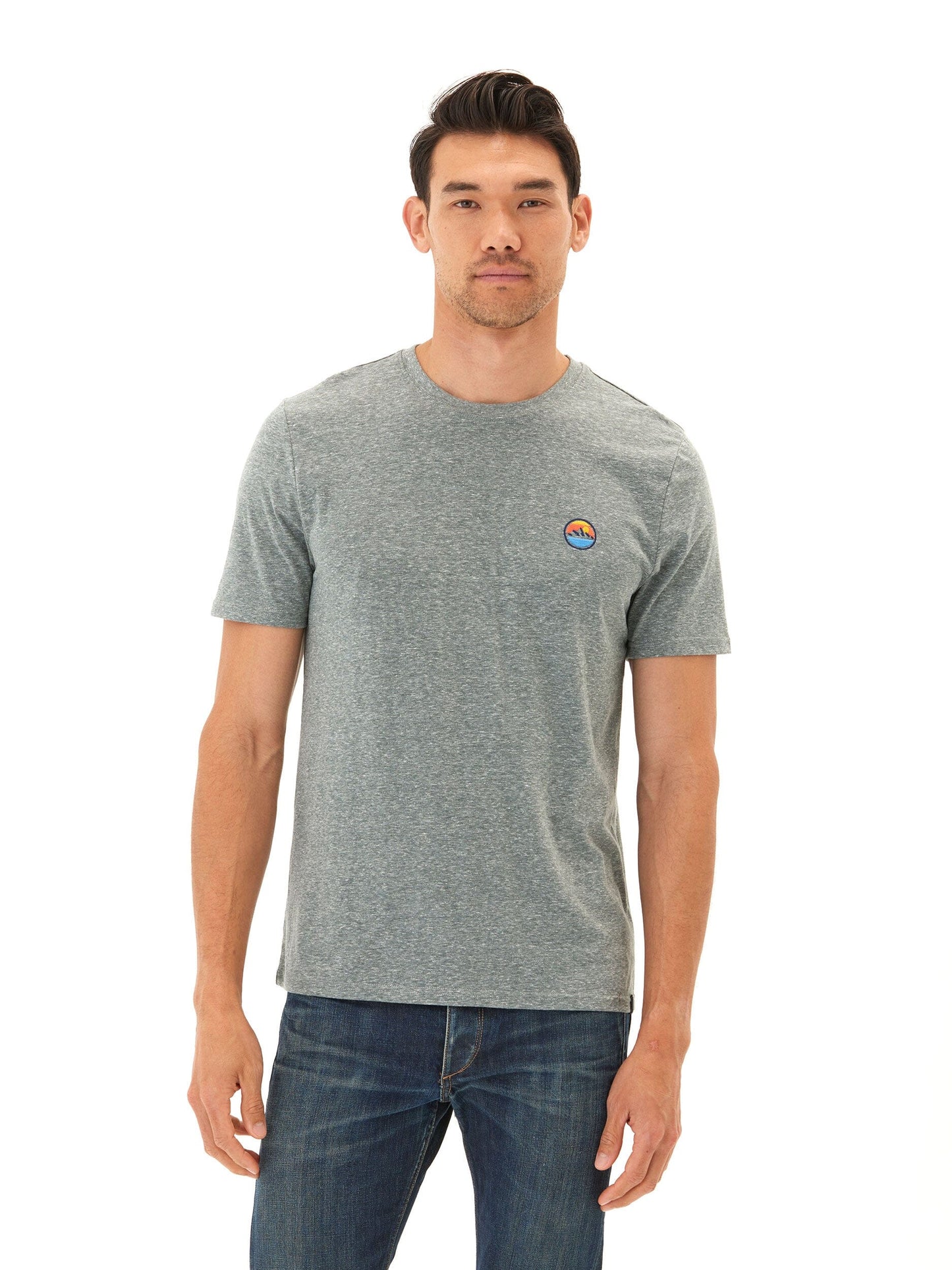 Triblend Embroidered Tee