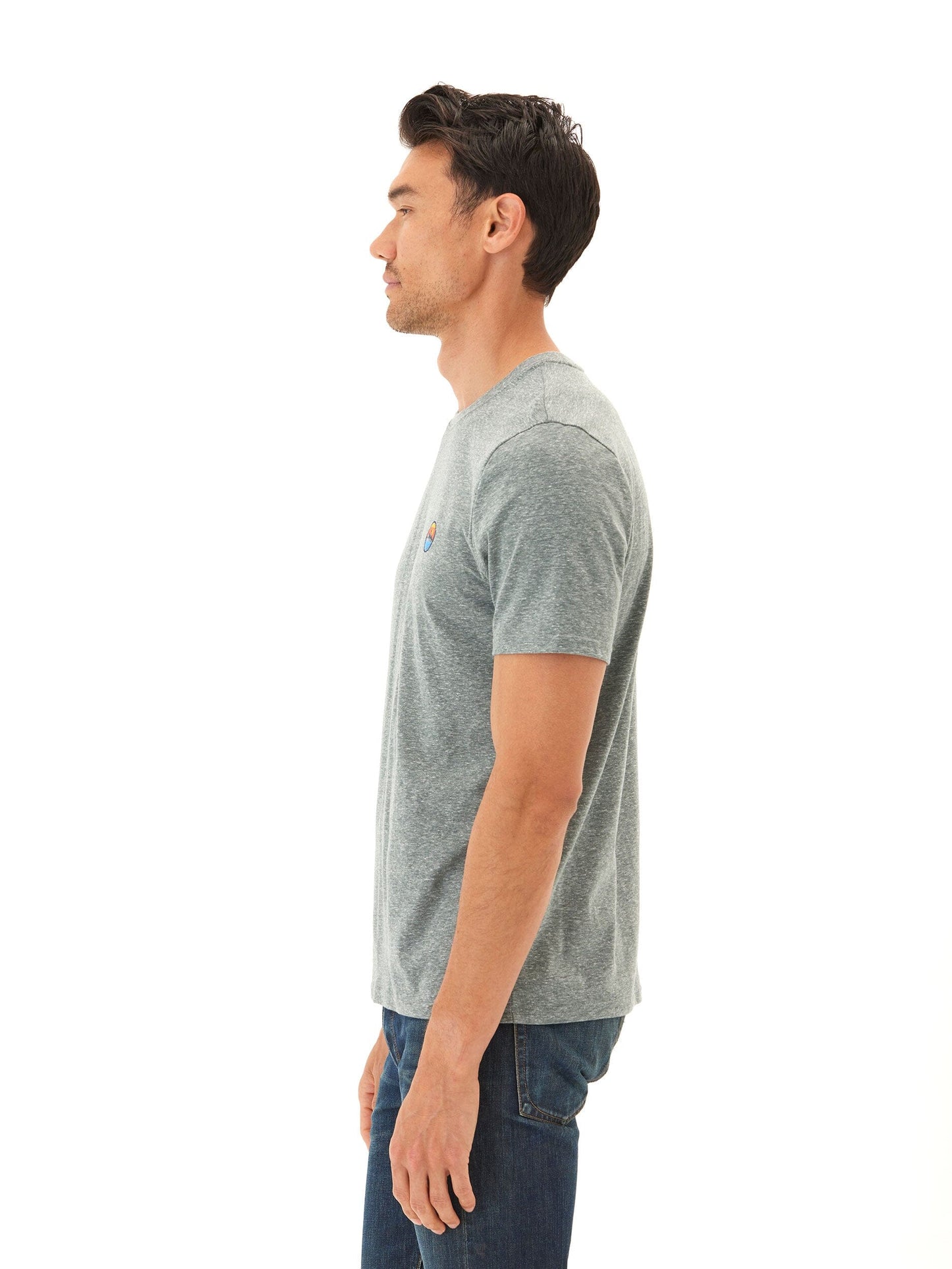 Triblend Embroidered Tee