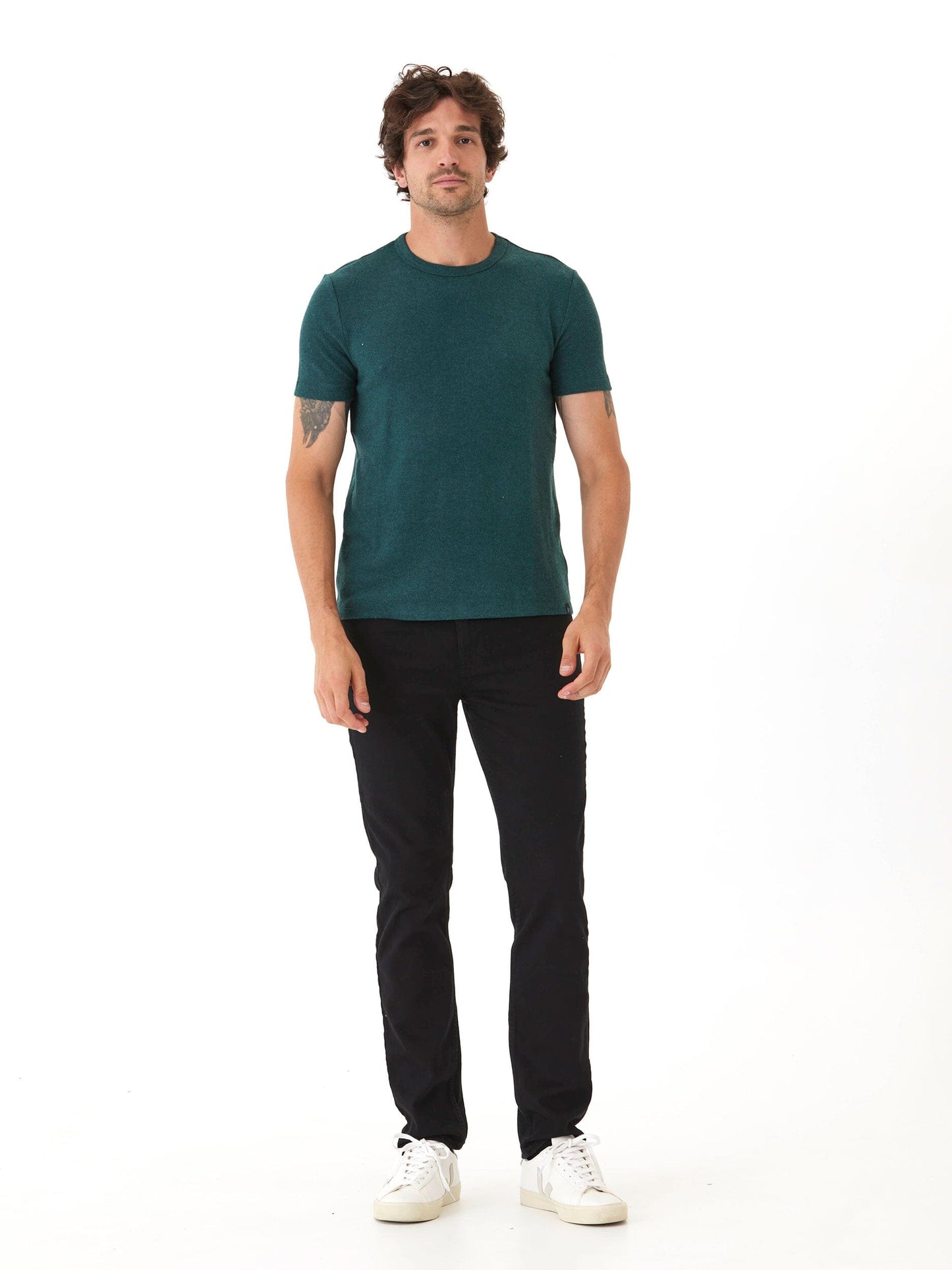 Gil Sweater Knit Short Sleeve Tee