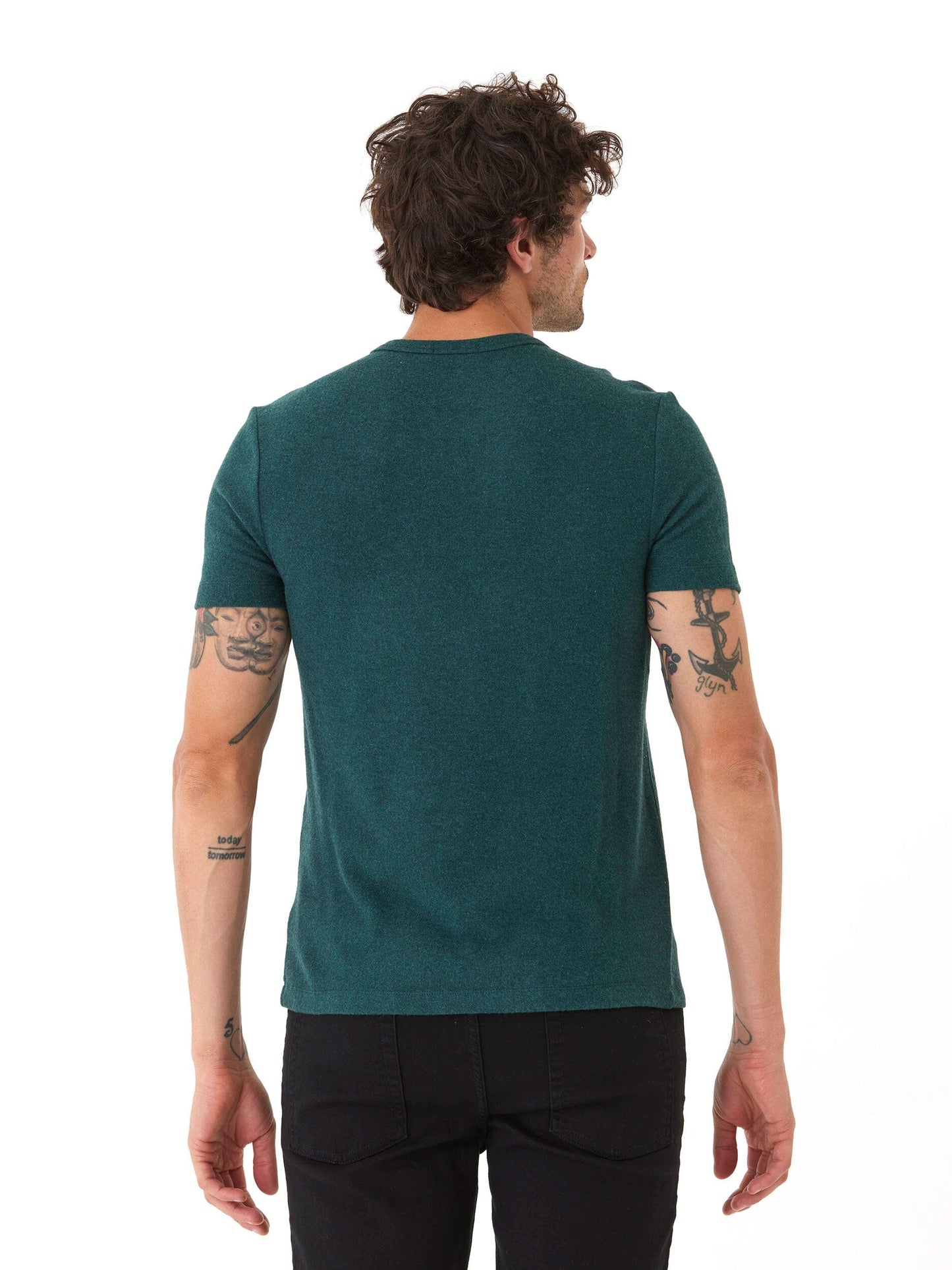 Gil Sweater Knit Short Sleeve Tee