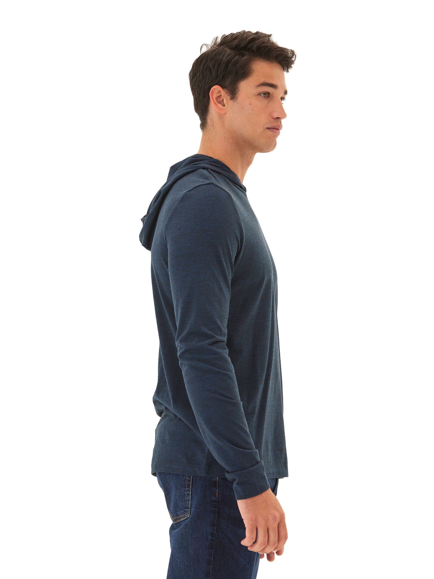 Triblend Embroidery Hoodie Tee