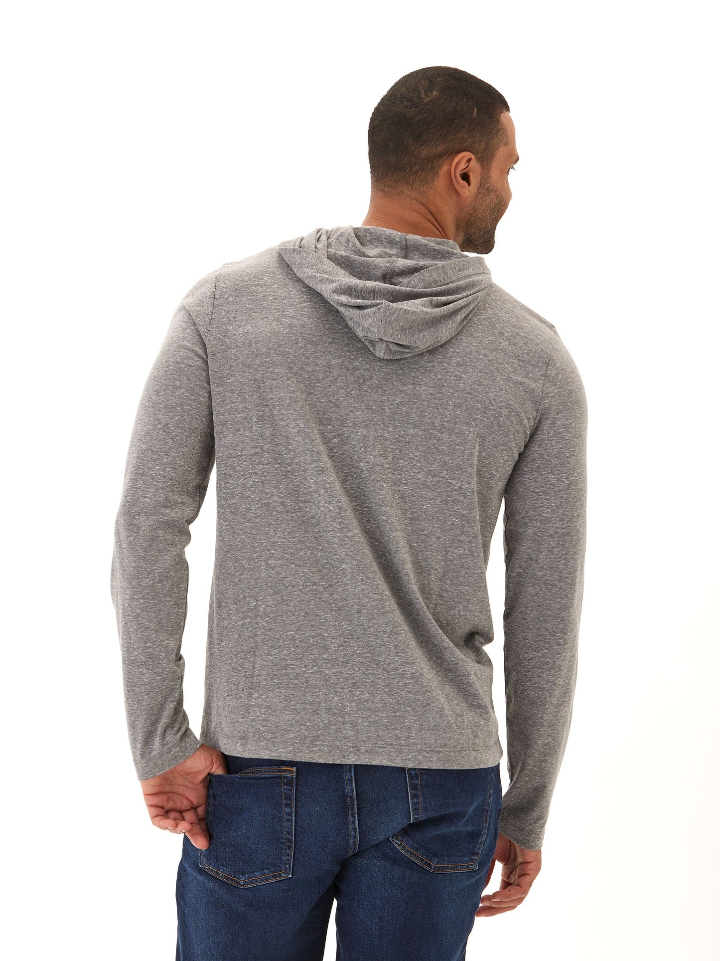 Triblend Embroidery Hoodie Tee