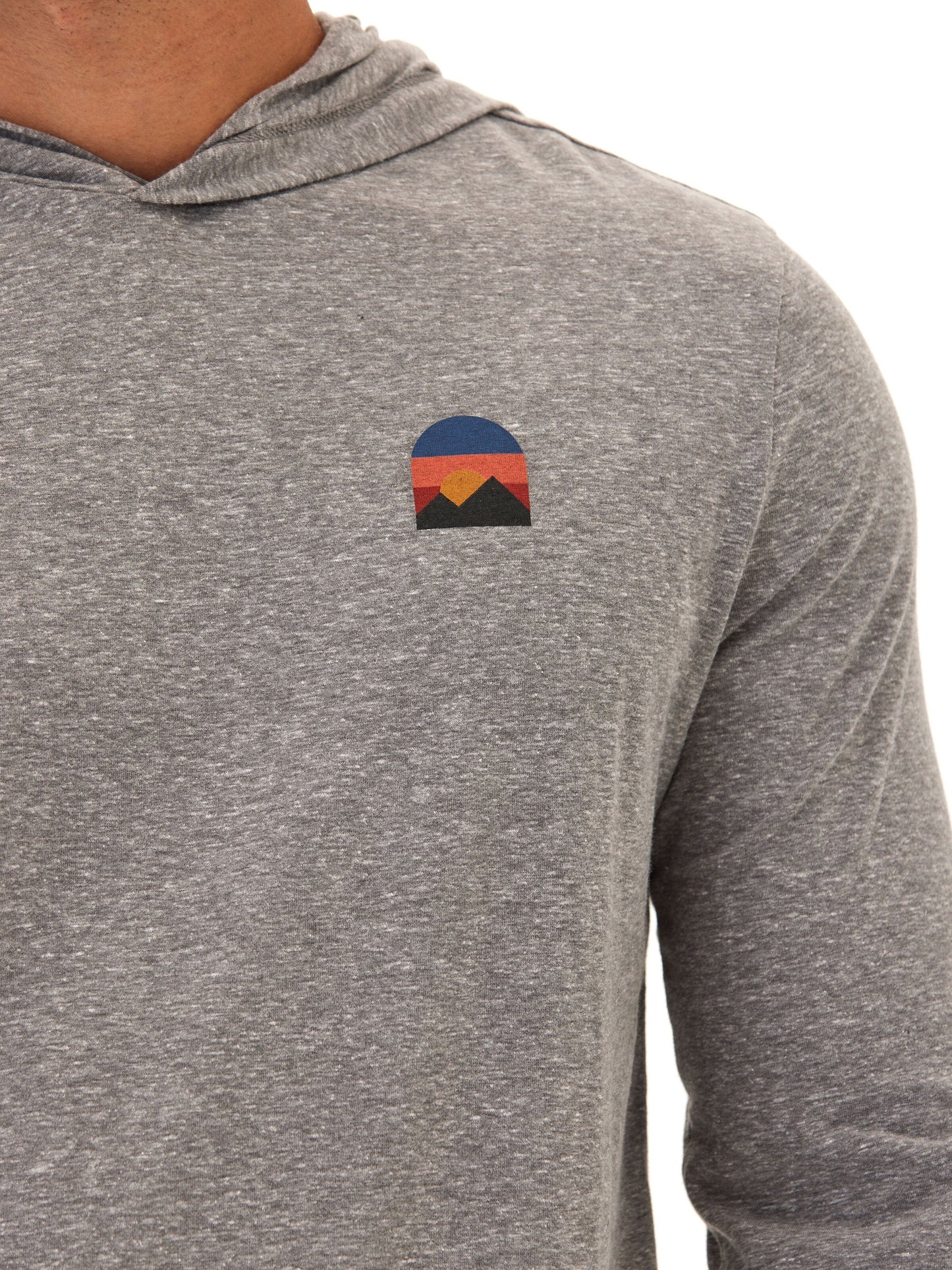 Triblend Embroidery Hoodie Tee