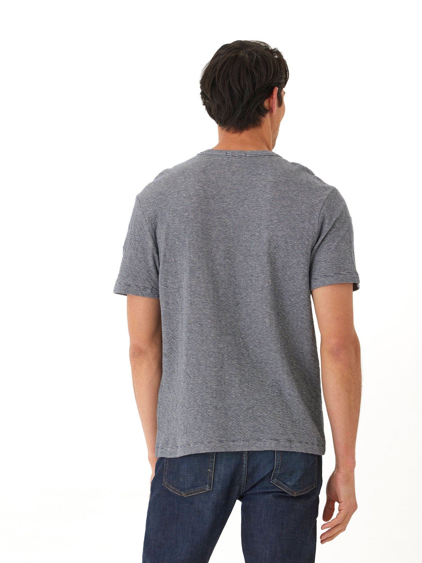 Shawn Double Face Knit Short Sleeve Crew Tee
