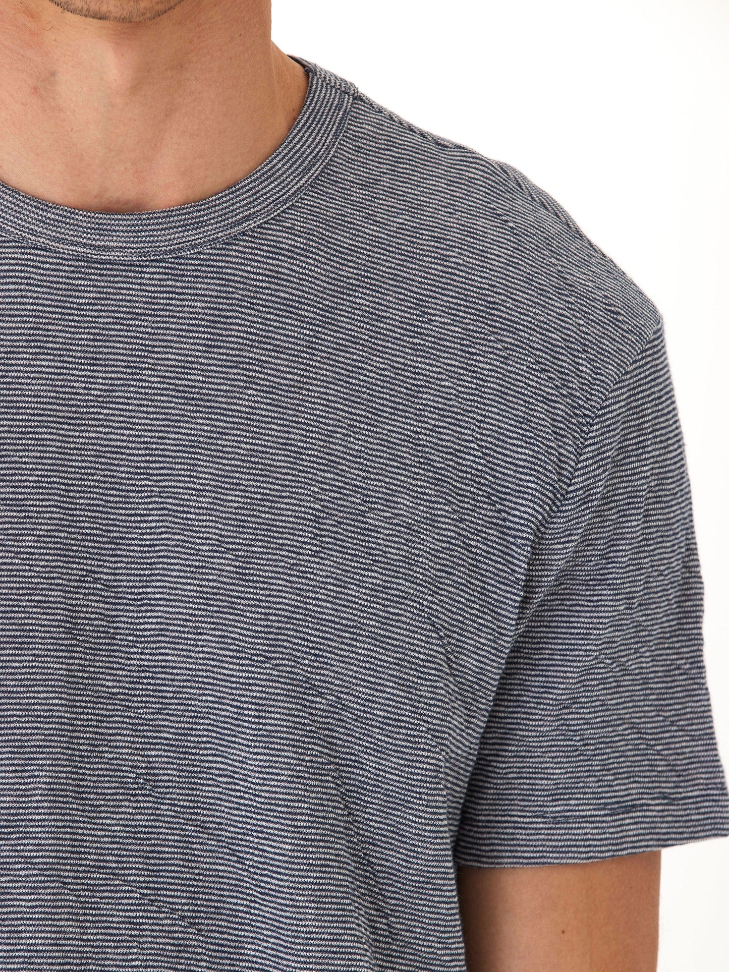 Shawn Double Face Knit Short Sleeve Crew Tee