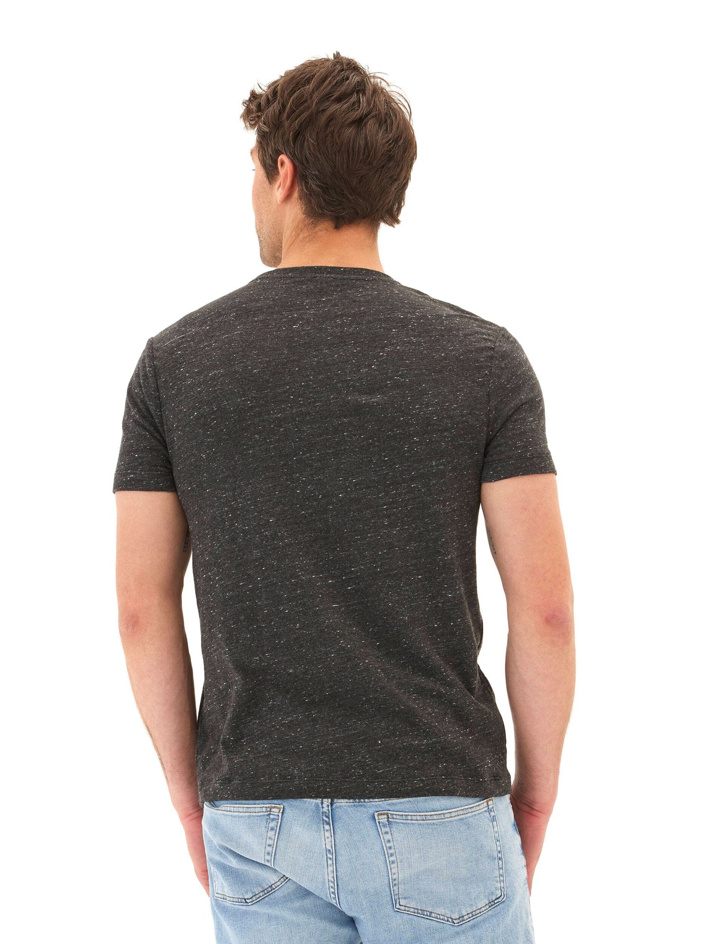 Soloman Slub Linen Short Sleeve Crew Tee