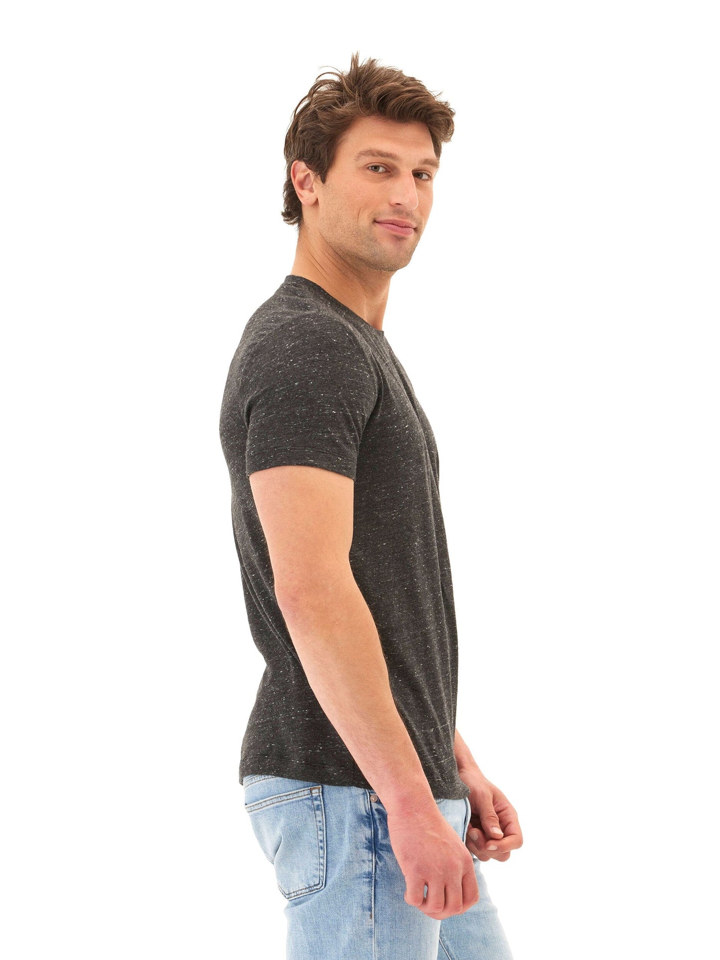 Soloman Slub Linen Short Sleeve Crew Tee