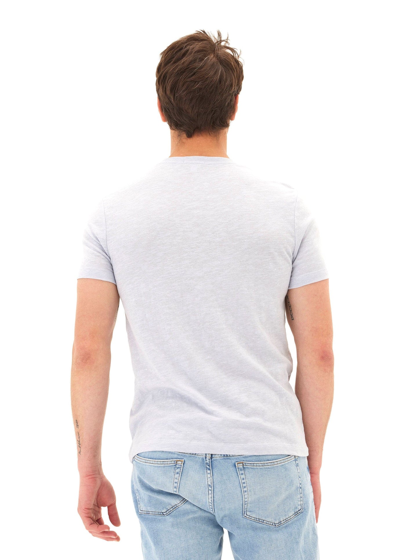 Soloman Slub Linen Short Sleeve Crew Tee