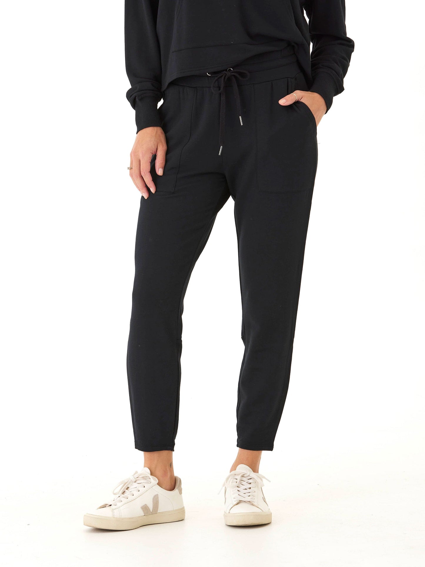 Bex Feather Fleece Panel Jogger 26"