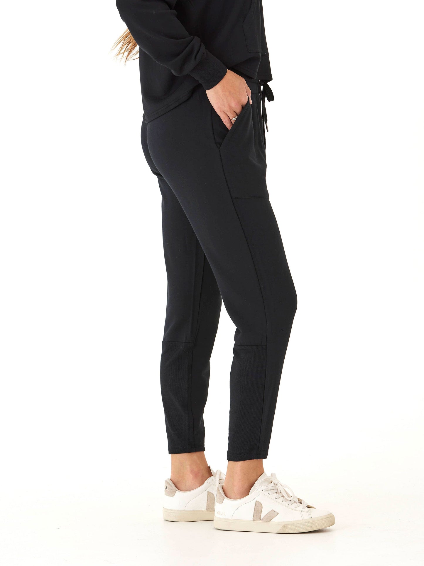 Bex Feather Fleece Panel Jogger 26"
