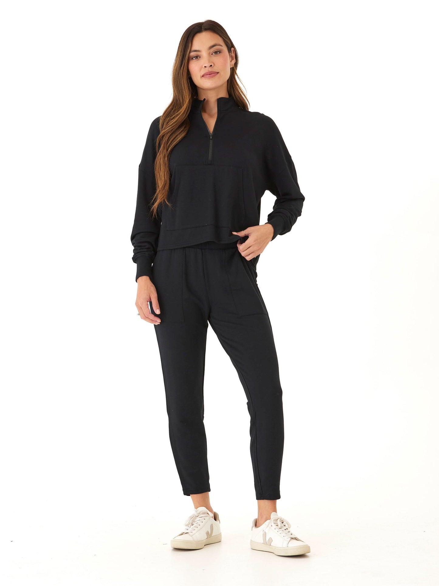 Bex Feather Fleece Panel Jogger 26"