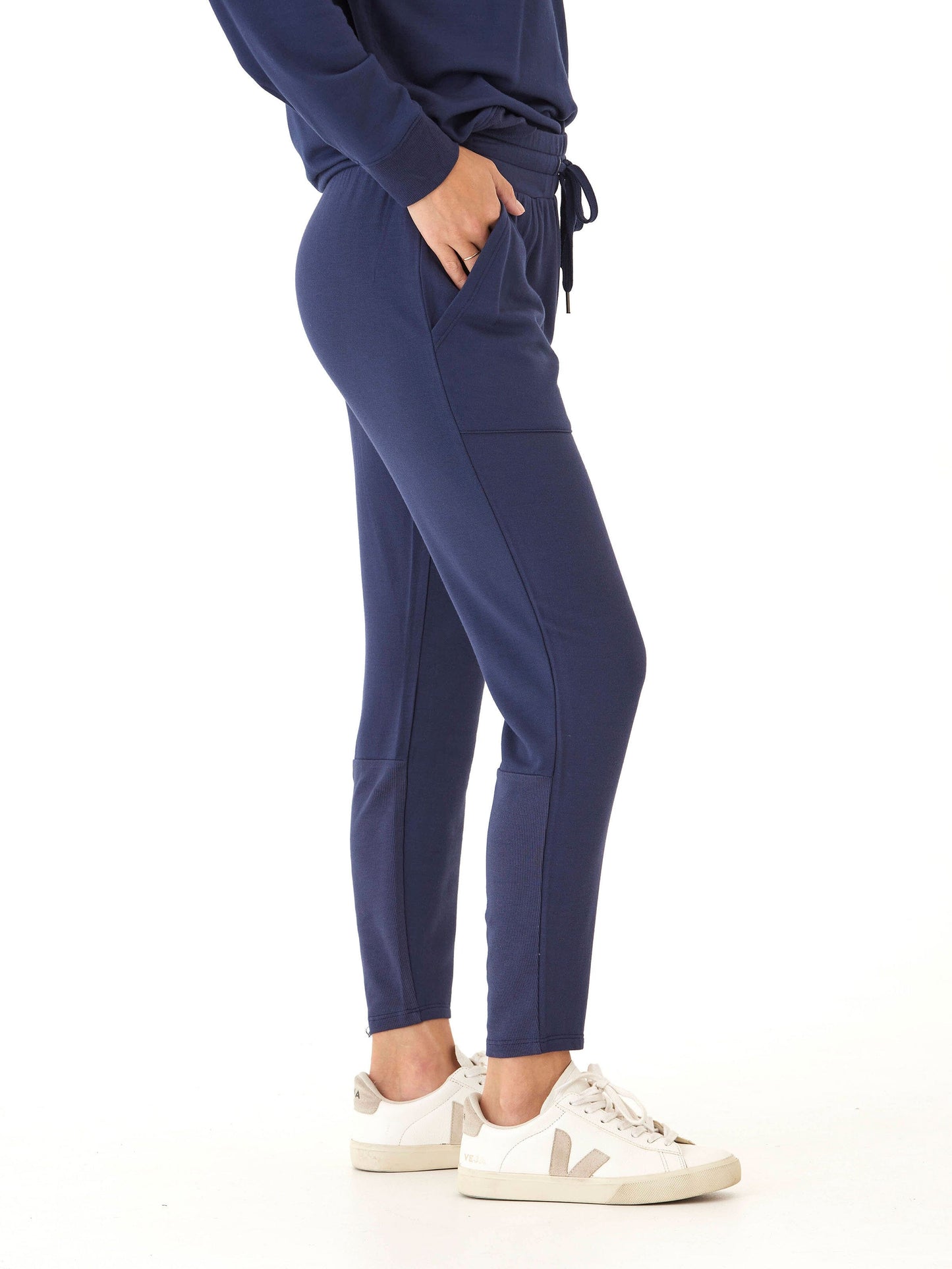 Bex Feather Fleece Panel Jogger 26"