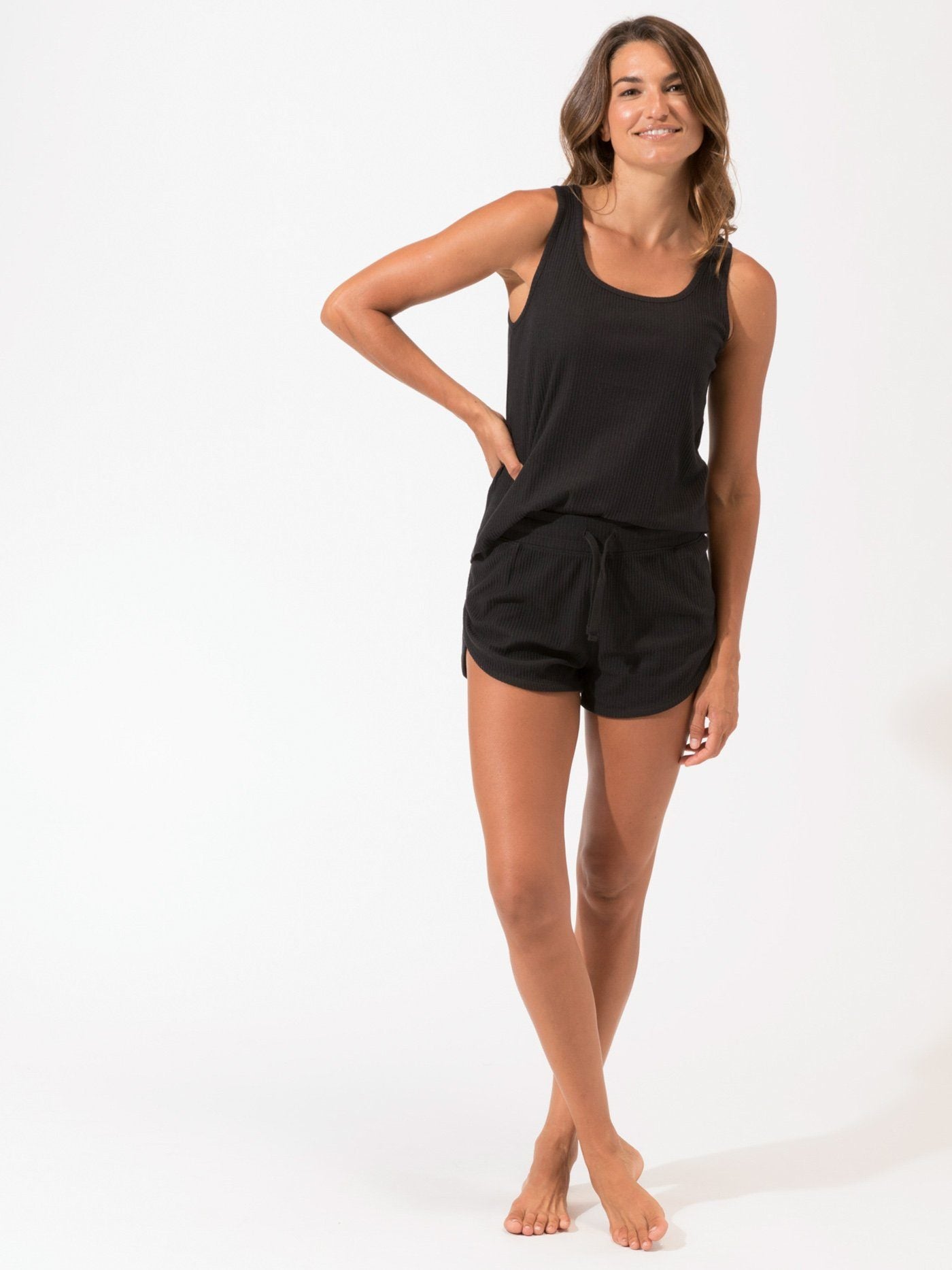 Mariana Dolphin Hem Rib Short