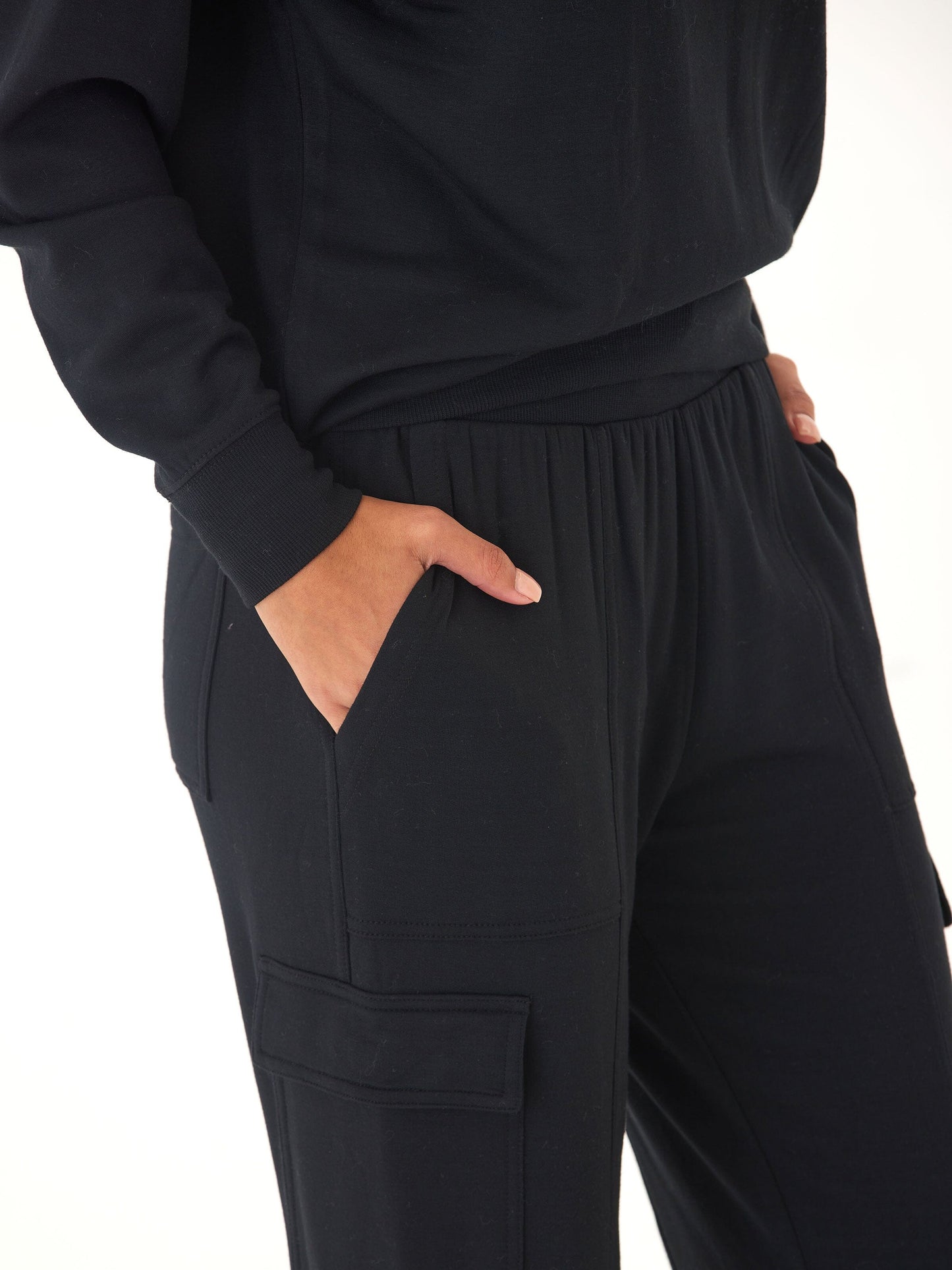 Margot Feather Fleece Cargo Jogger