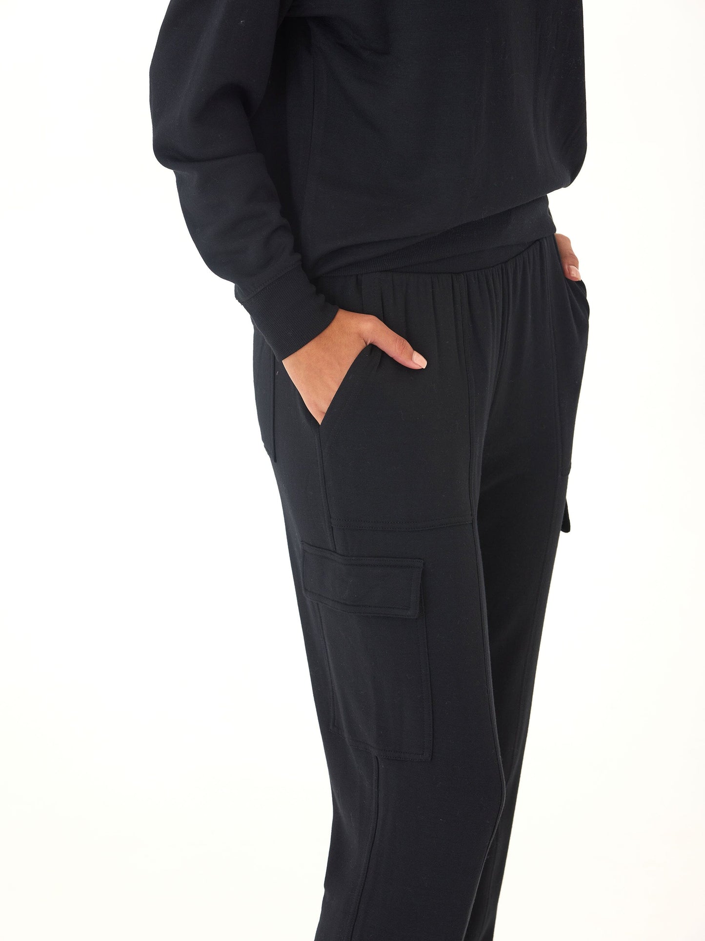 Margot Feather Fleece Cargo Jogger