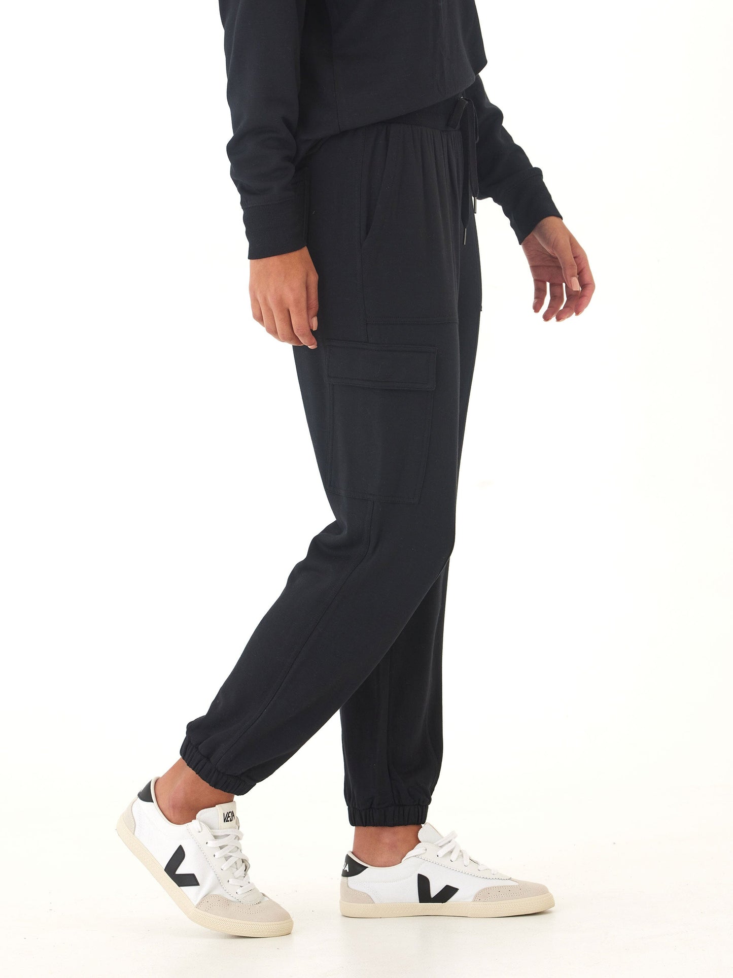 Margot Feather Fleece Cargo Jogger