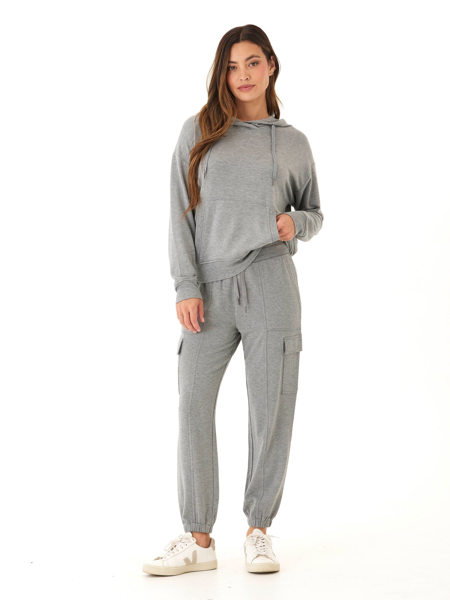 Margot Feather Fleece Cargo Jogger