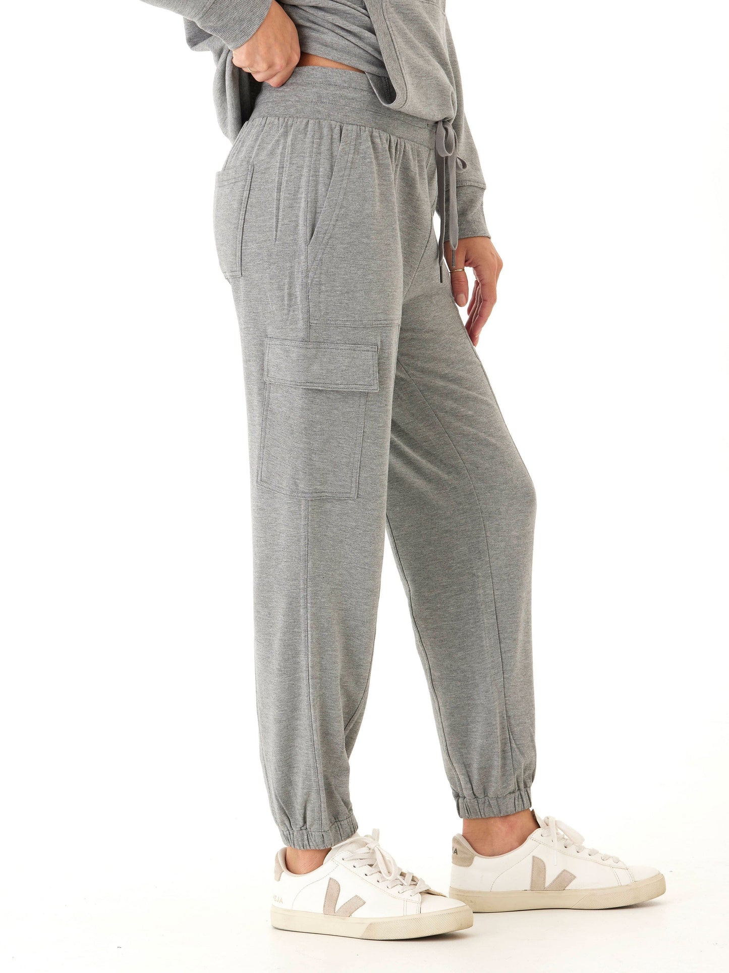 Margot Feather Fleece Cargo Jogger