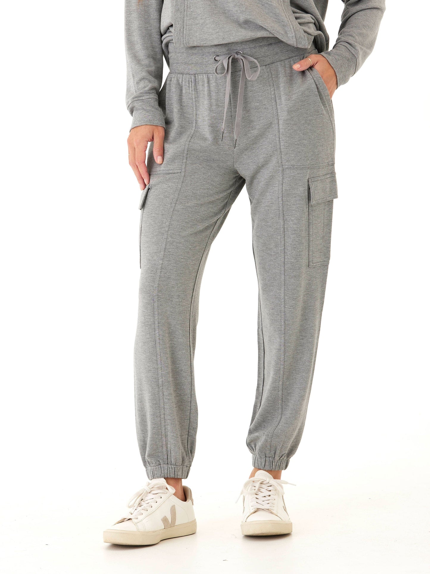 Margot Feather Fleece Cargo Jogger
