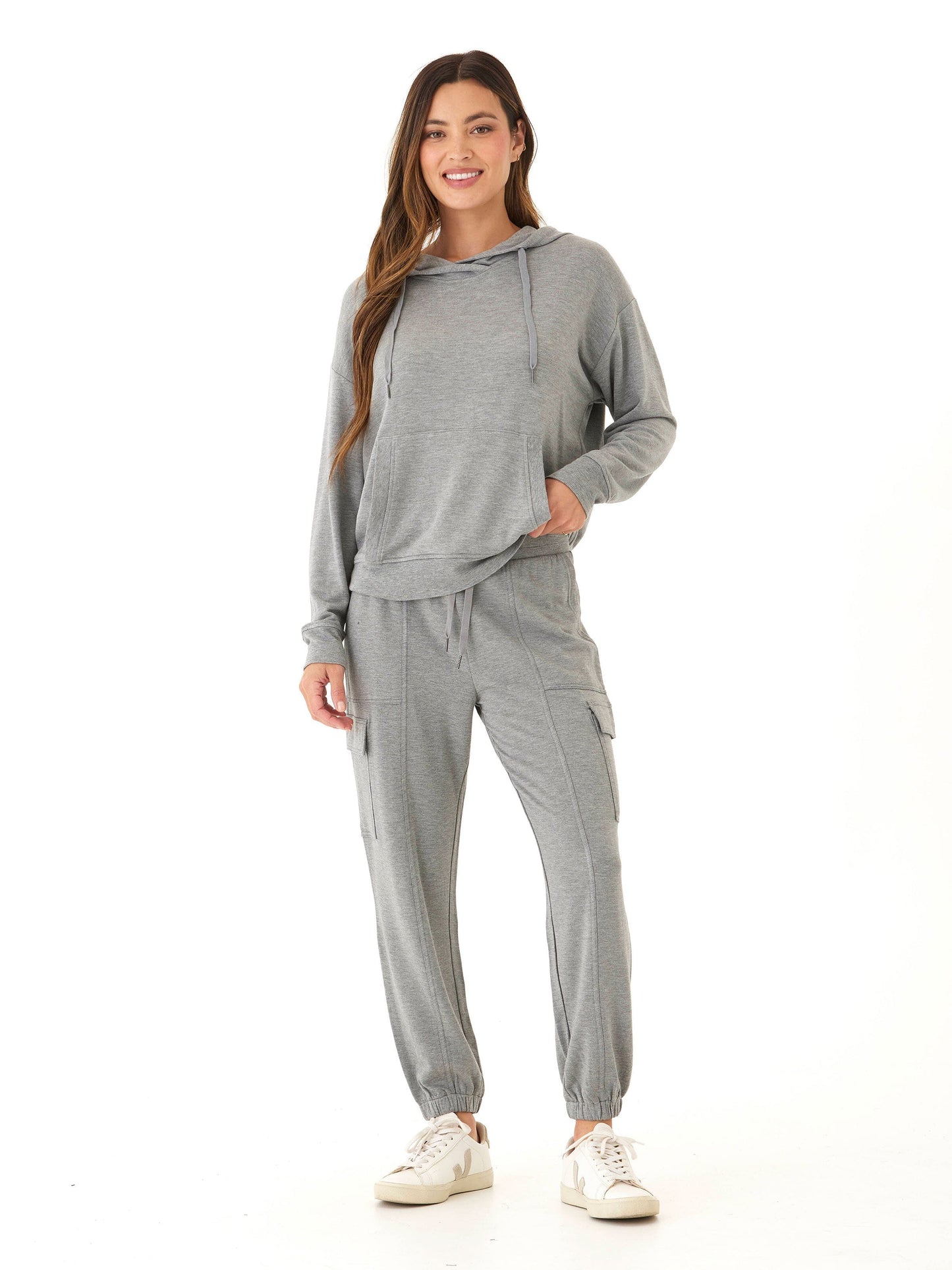 Margot Feather Fleece Cargo Jogger