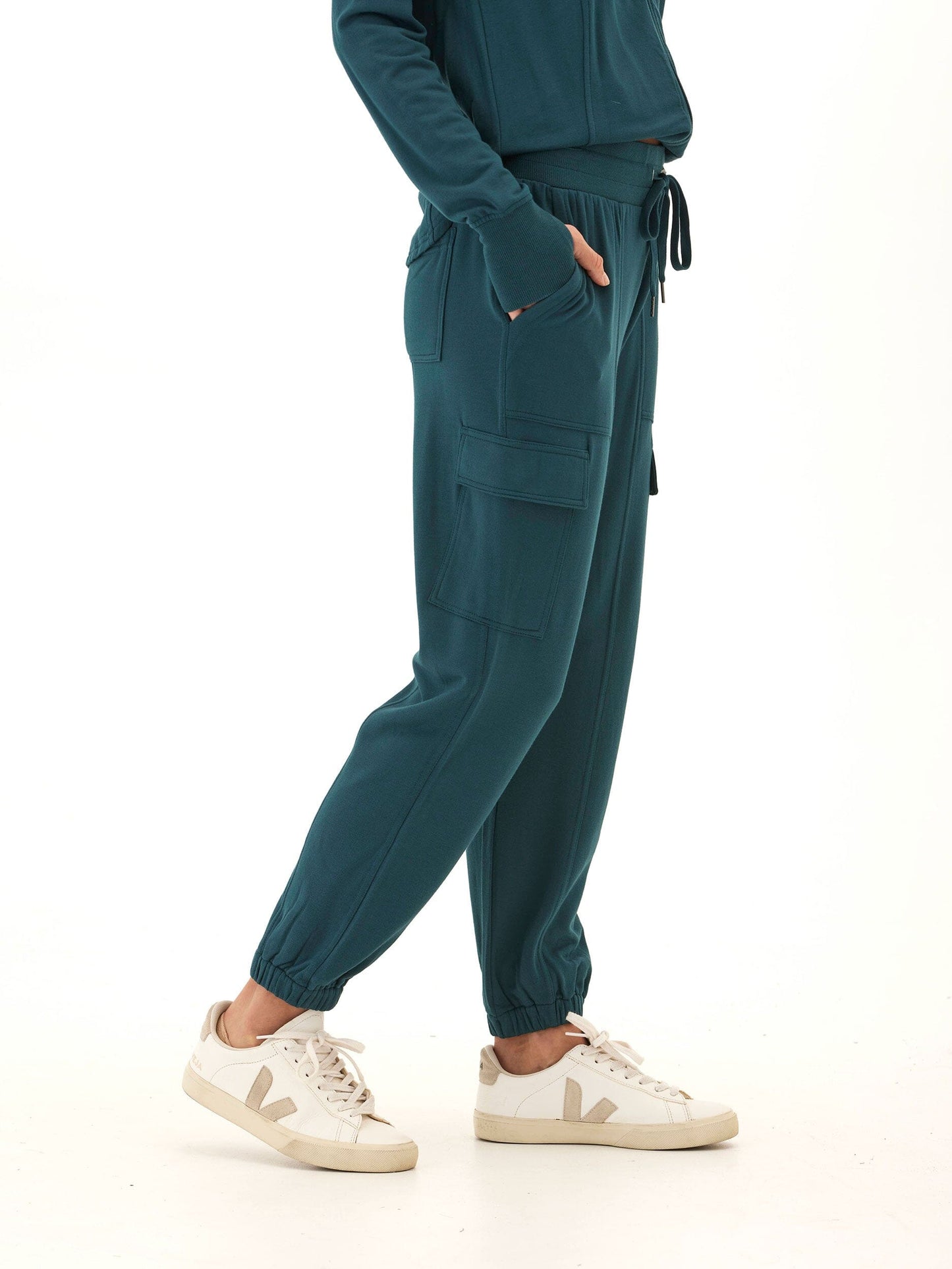 Margot Feather Fleece Cargo Jogger