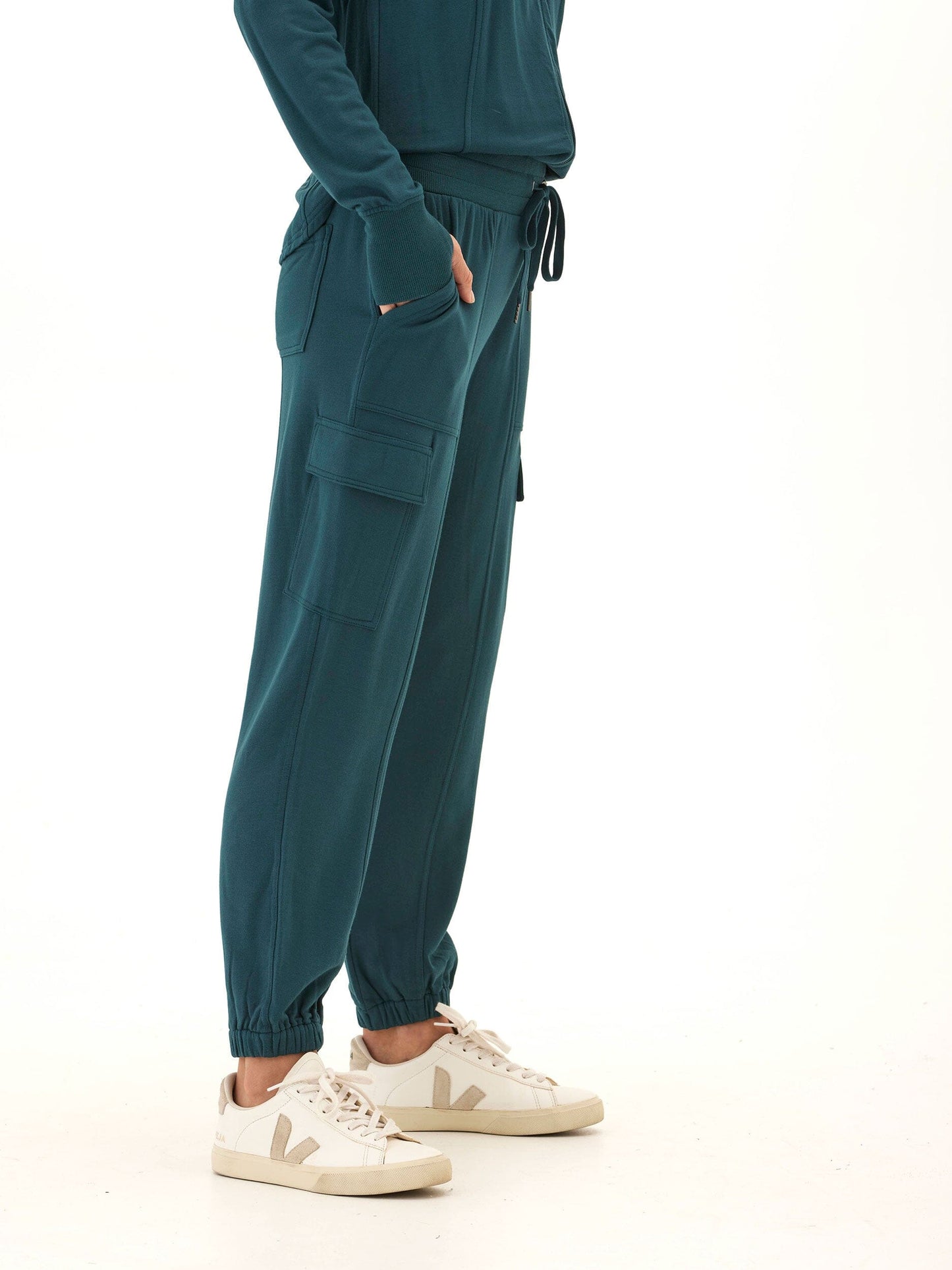 Margot Feather Fleece Cargo Jogger