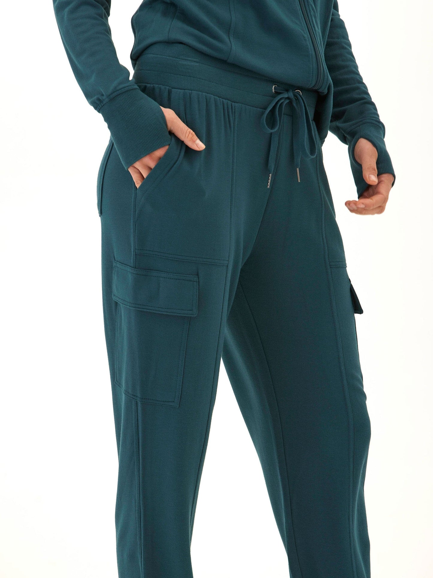 Margot Feather Fleece Cargo Jogger