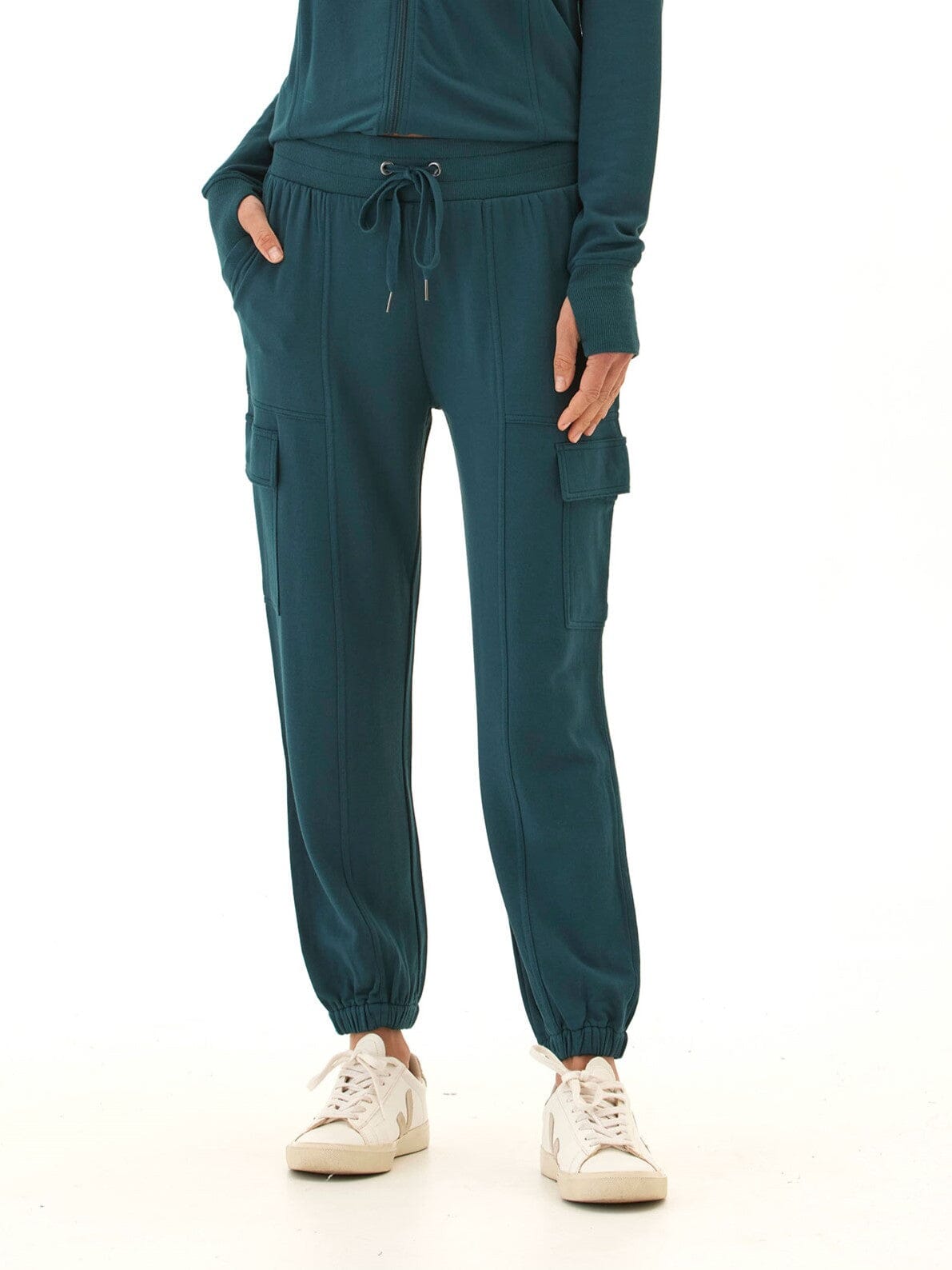 Margot Feather Fleece Cargo Jogger