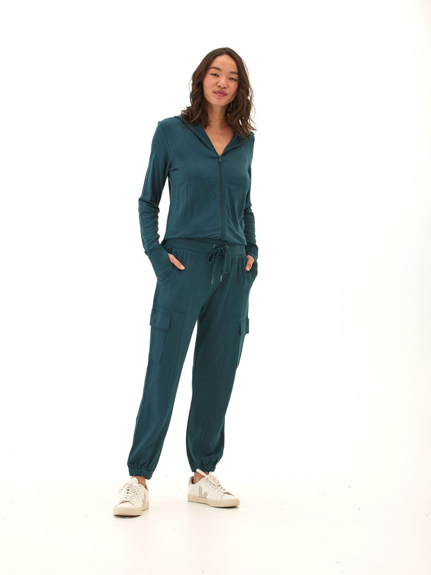 Margot Feather Fleece Cargo Jogger