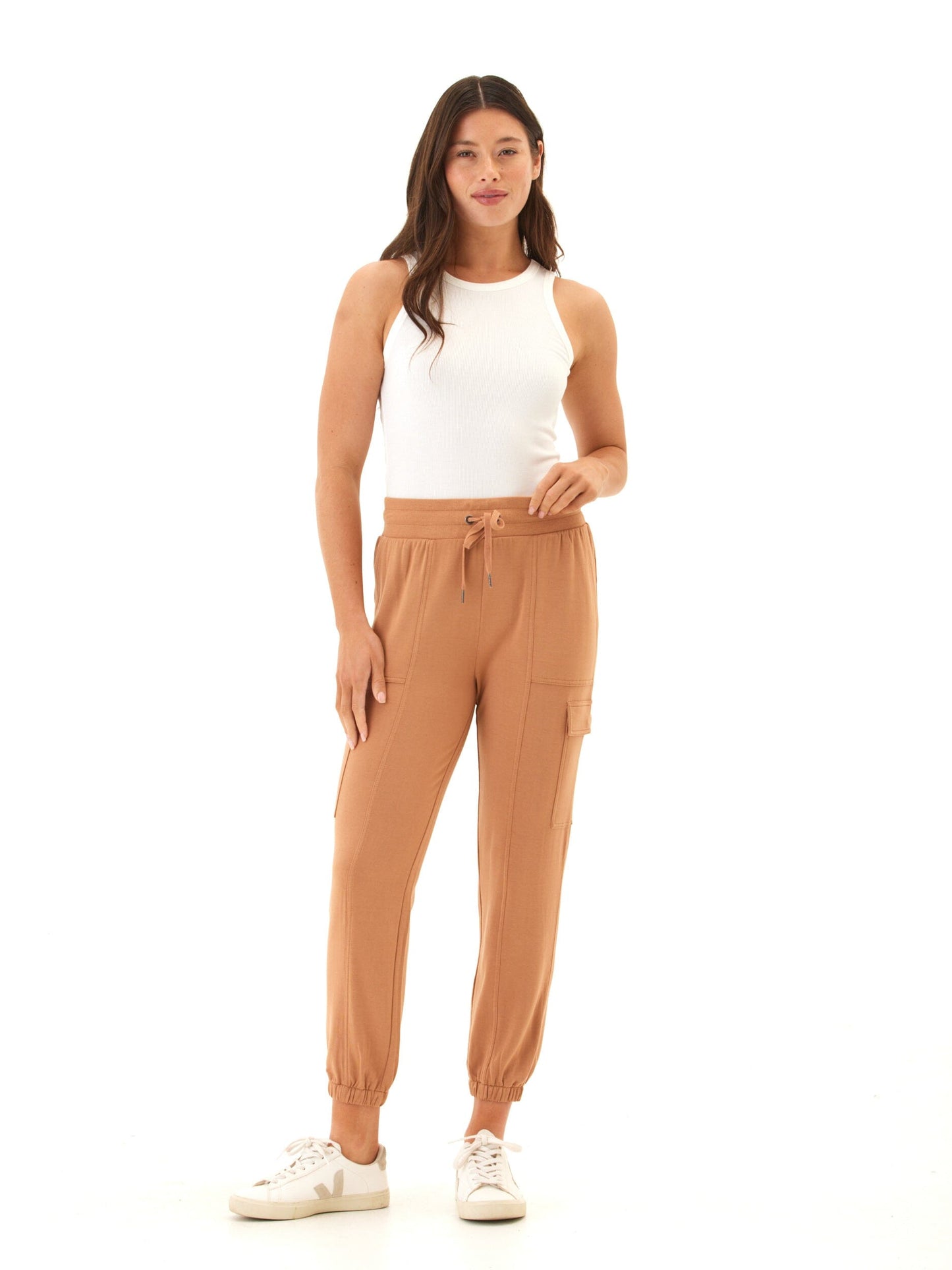 Margot Feather Fleece Cargo Jogger