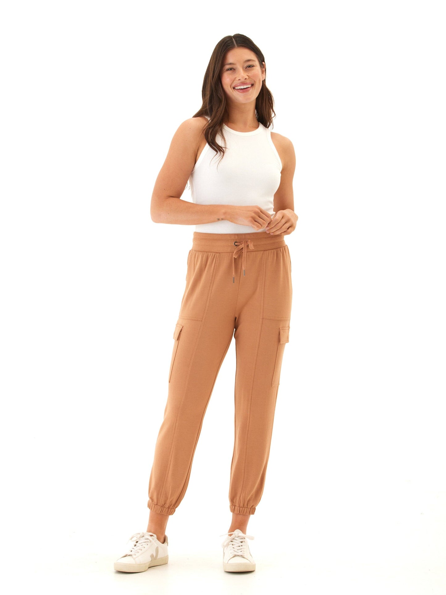 Margot Feather Fleece Cargo Jogger