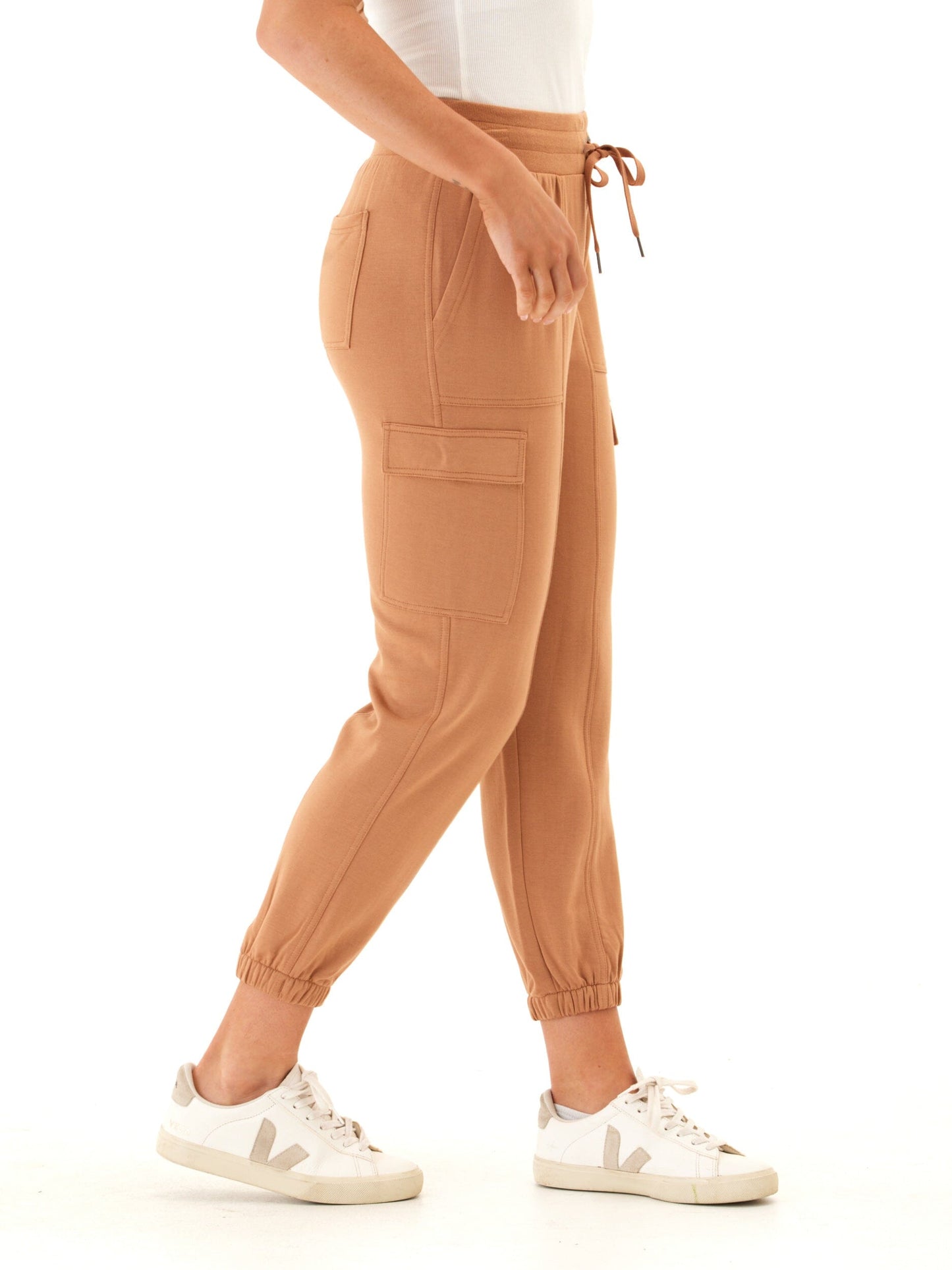 Margot Feather Fleece Cargo Jogger