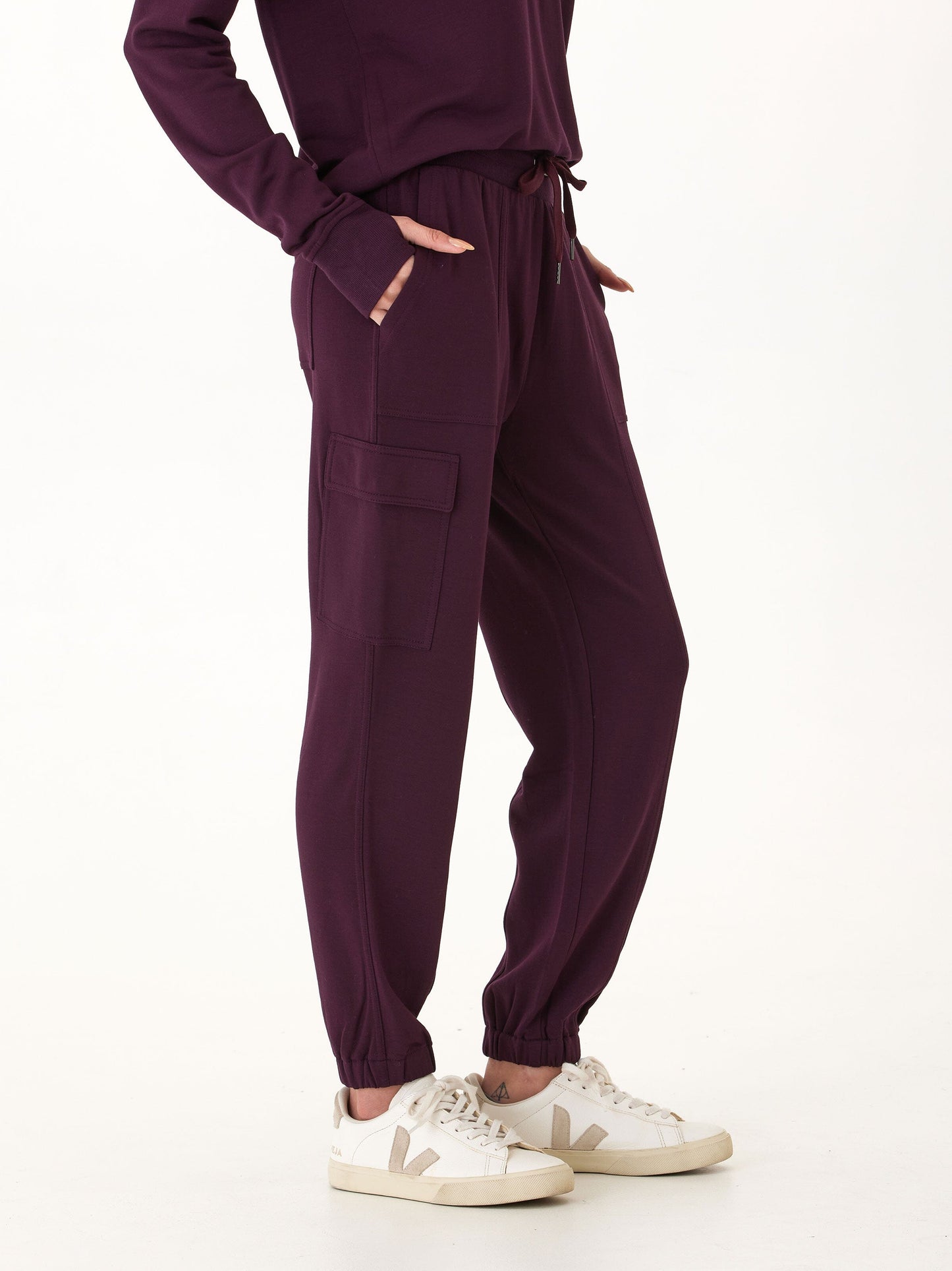 Margot Feather Fleece Cargo Jogger
