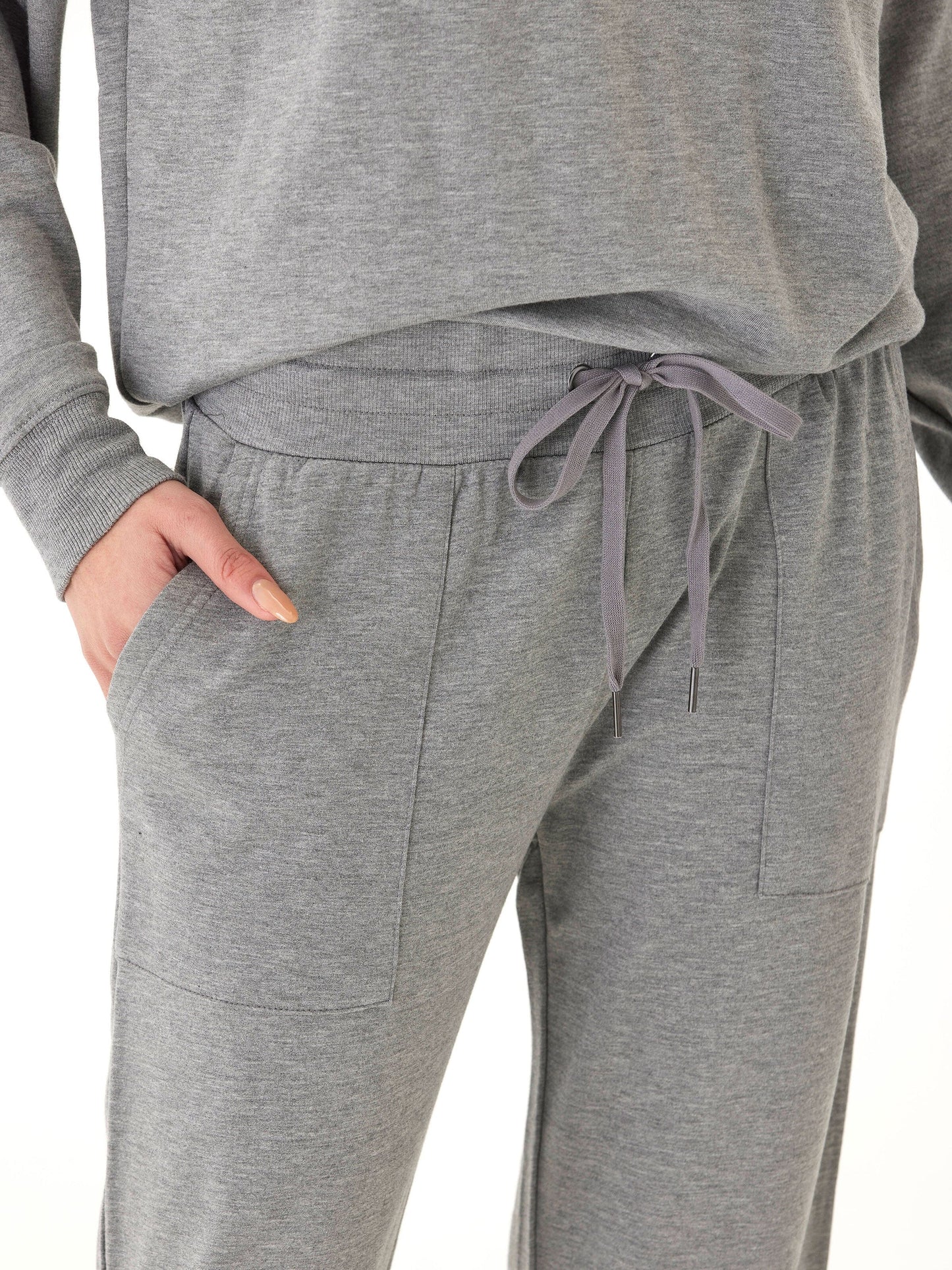 Liara Feather Fleece Pocket Jogger